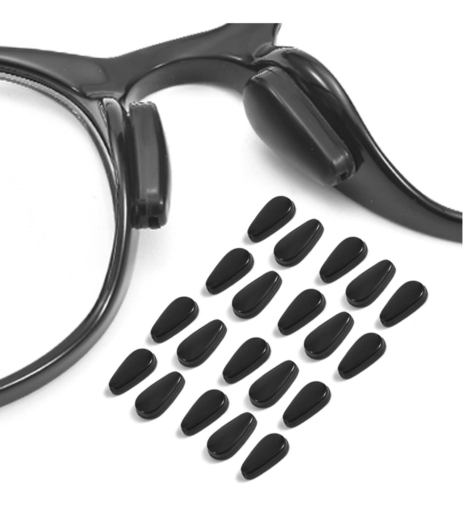 OPUGIT Adhesive Anti-Slip Eyeglass Nose Pads | 3.2mm Thickness | 10 Pairs Black | for Eyeglasses, Sunglasses, Reading Glasses - Buy Online on GoSupps.com