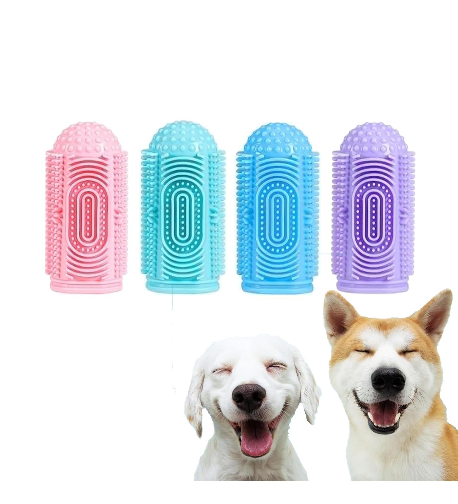 4 PCS Cat Toothbrush Dog Toothbrush Puppy Toothbrush Dog Teeth Cleaning Finger Toothbrush for Dogs Dog Toothbrush Finger Cat Finger Toothbrush Finger Toothbrush Dog - Buy Online on GoSupps.com