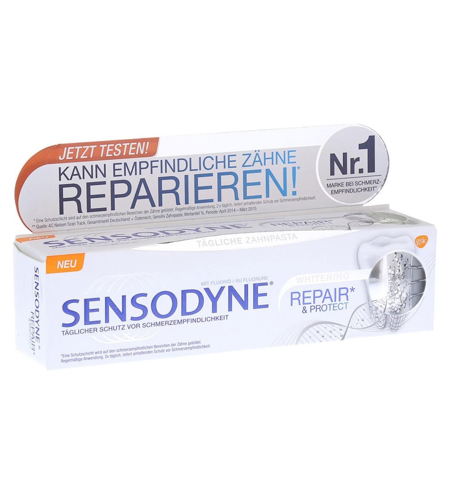 Buy Sensodyne Repair & Protect Whitening Toothpaste - International Shipping Available - Buy Online on GoSupps.com