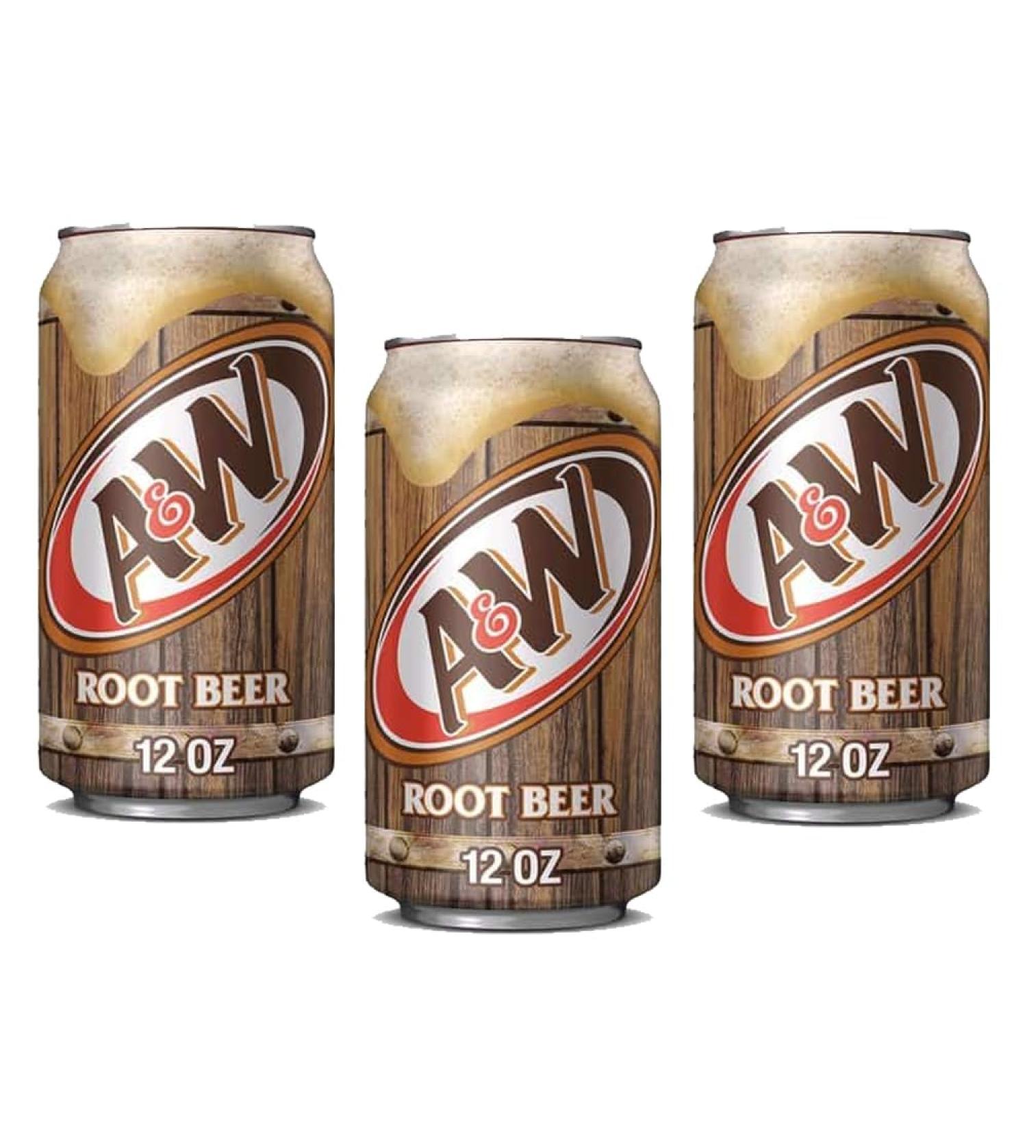 American Rootbeer Soda 355ml (3 Cans) Vanilla 3 Cans