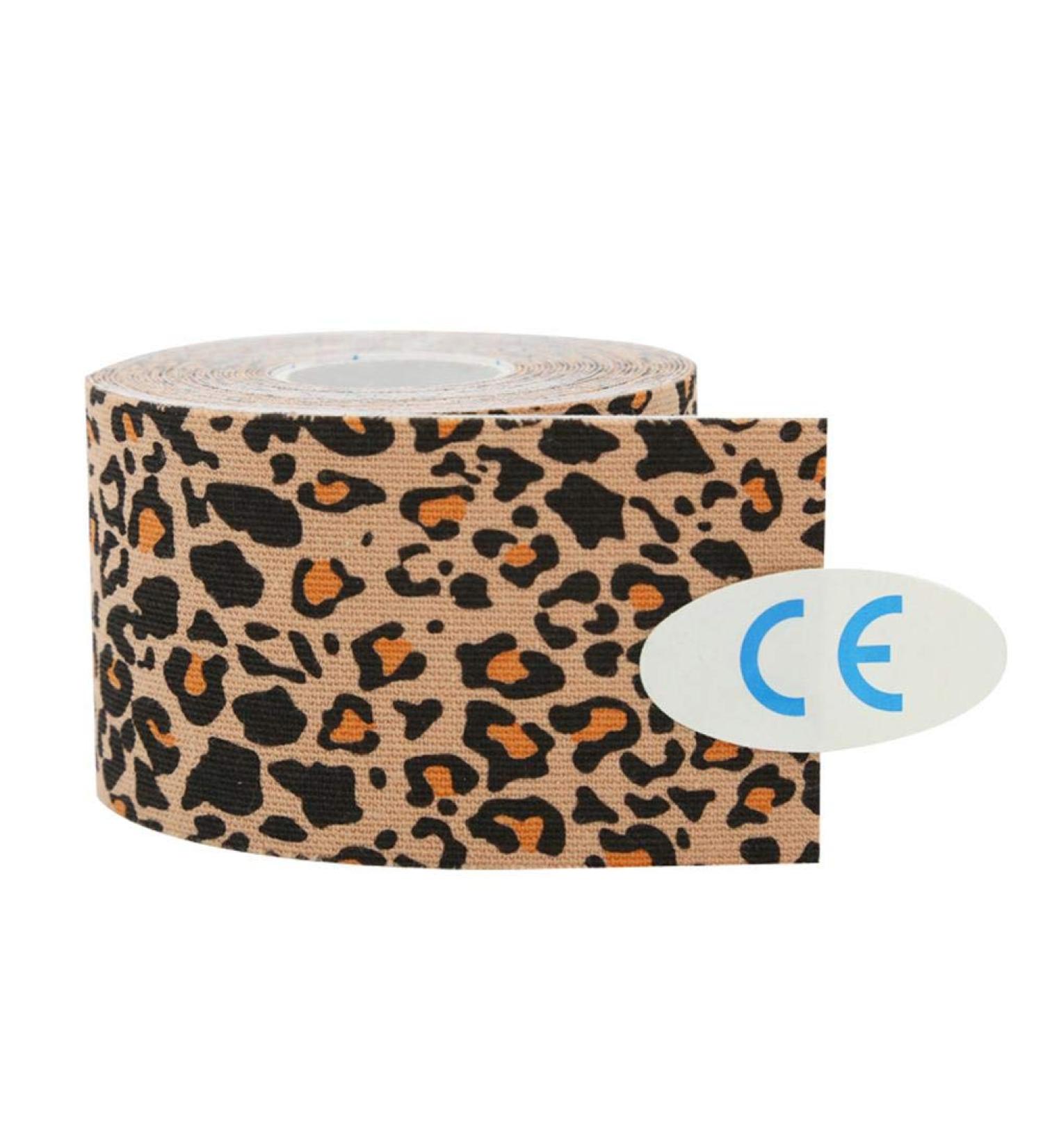 Kinesiology Tape Athletes Sports Tape Therapeutic Sports Tape for Knee Shoulder Elbow Ankle Back Neck Pain 16.4 FT 1 Roll(Leopard Print) - Buy Online on GoSupps.com