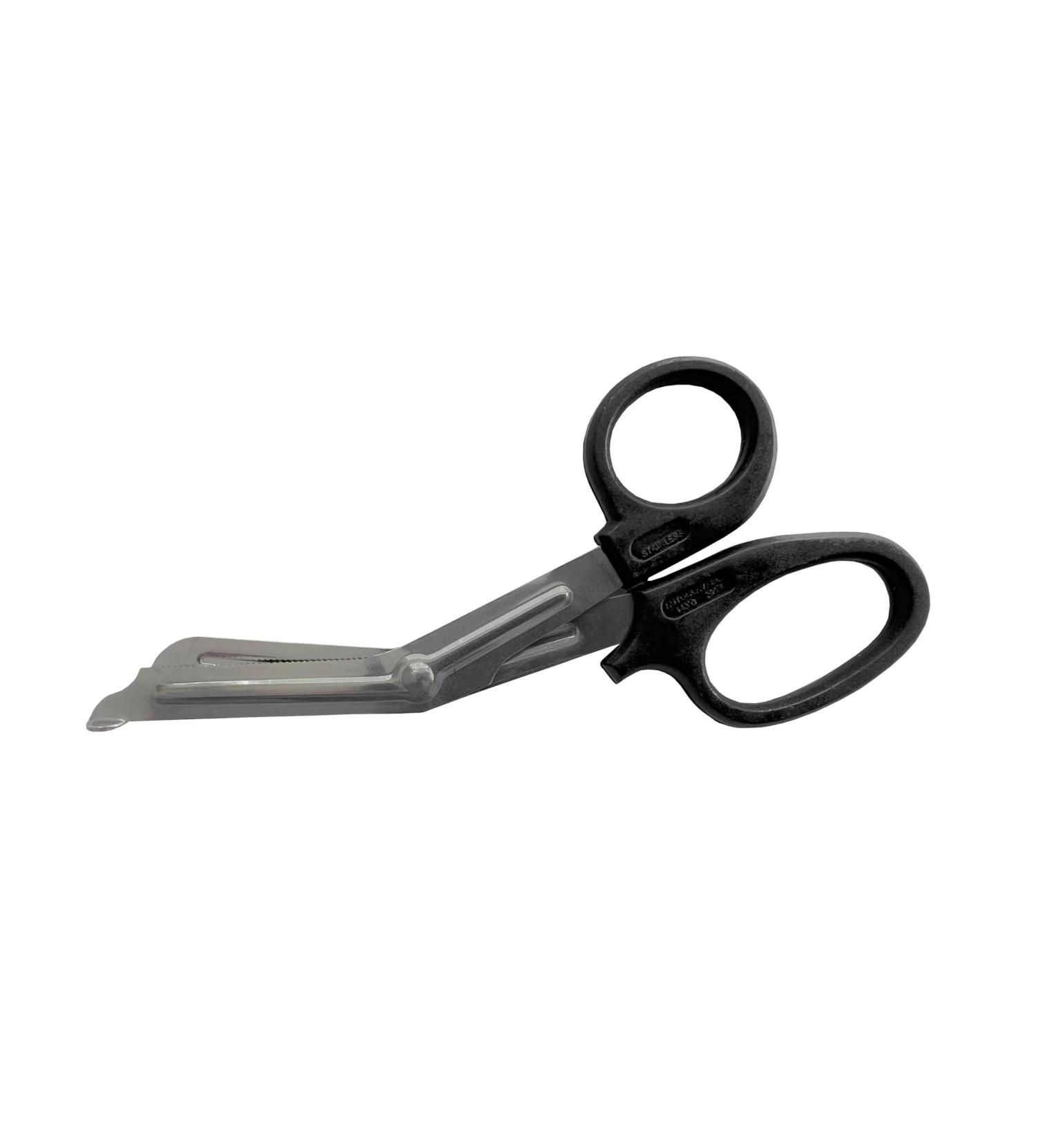 Buy 15 cm Knee-Bent First Aid Scissors - Lister & Rescue Bandage Scissors - Silver Matt Finish - International Shipping Available - Buy Online on GoSupps.com