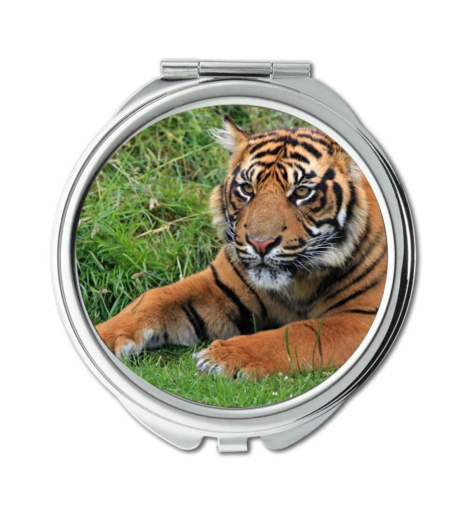 Mirror Travel Mirror animal big cat grass pocket mirror portable mirror - Buy Online on GoSupps.com