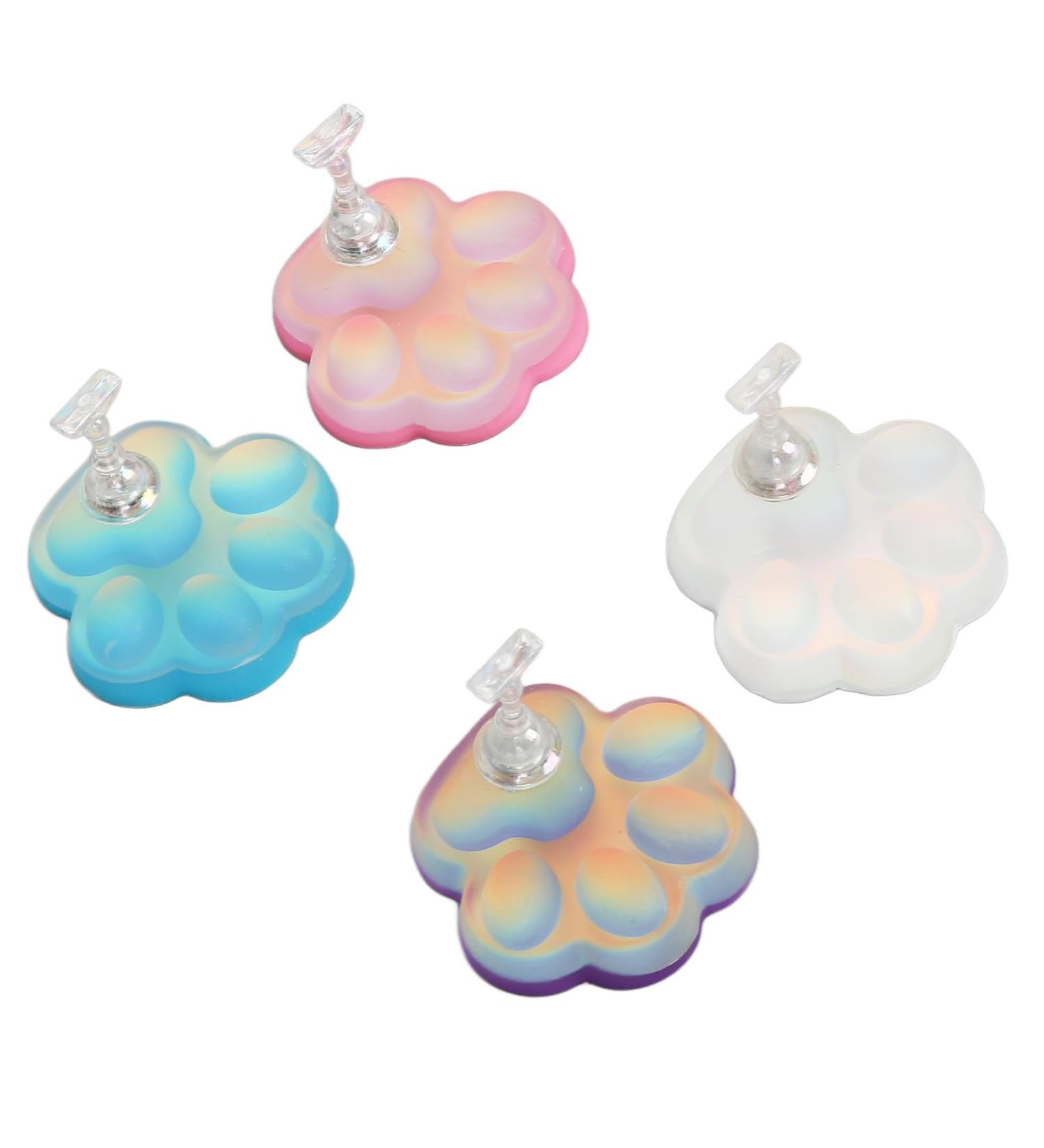 Nail Practice Stand Cat Paw Shaped Magnetic Nail Tips Nail Salon Practice Stand - Buy Online on GoSupps.com