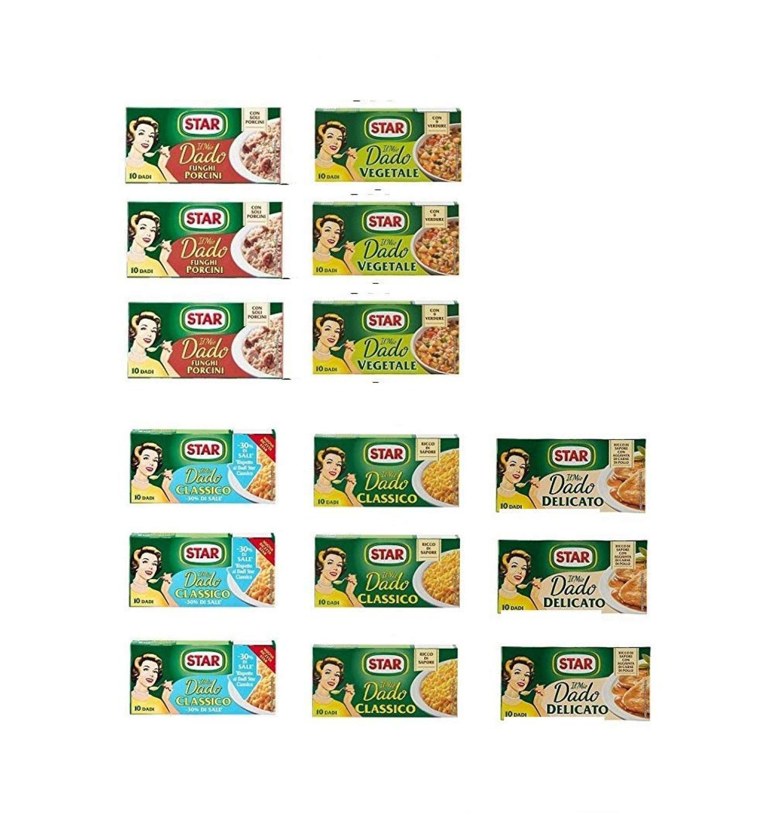 Test Pack Star Dado Brodo Cubes pour Broth (15 x 10 pz)