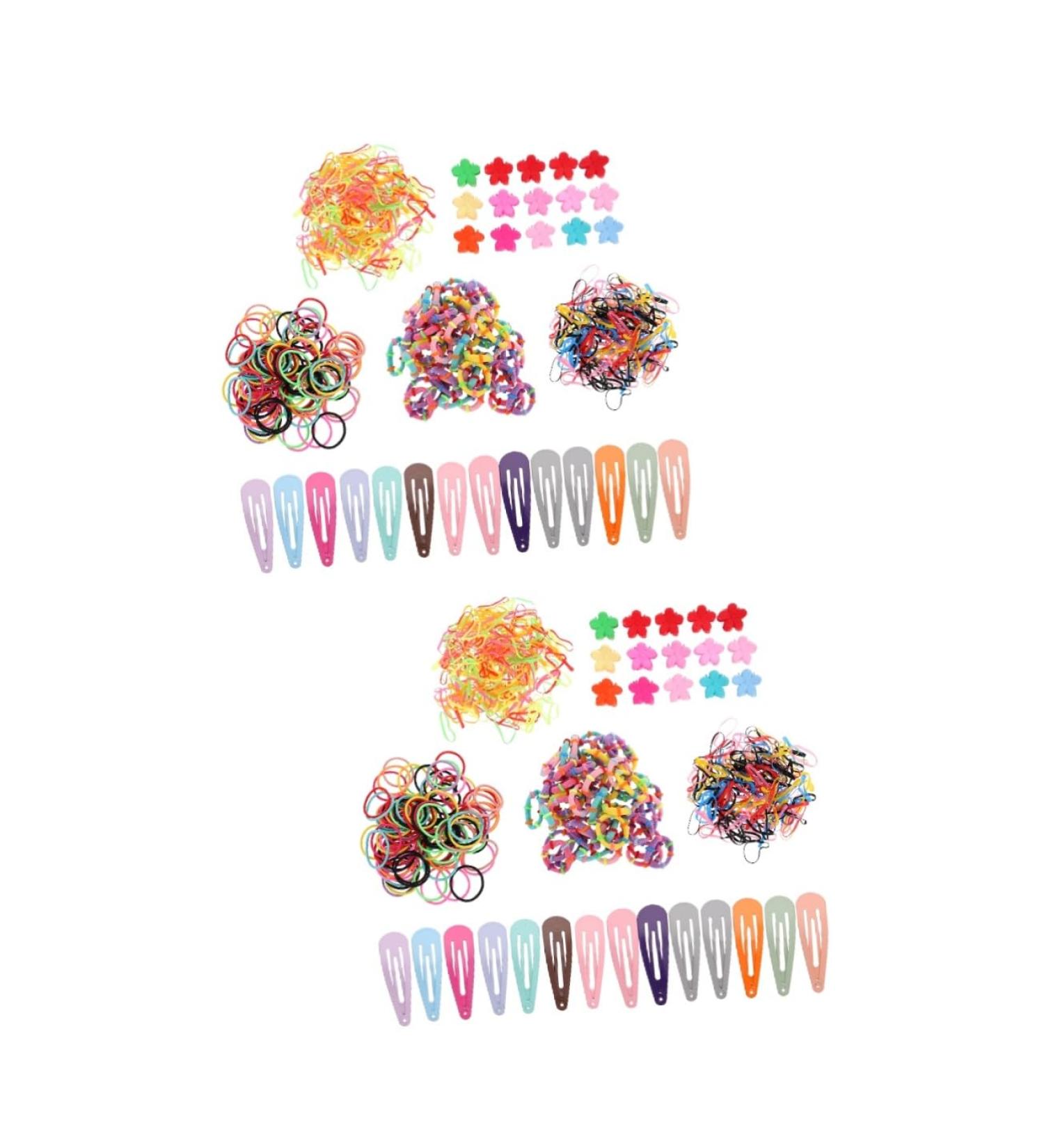 minkissy 2 Sets Children's Headgear Girls Hair Claws Girl Hair Ties Kit Kids Hair Accessory Kit Fashion Hair Clips Lovely Hair Rope Ponytail Holders Tiny Hair Clips Mini Baby Nylon Bow Tie - Buy Online on GoSupps.com