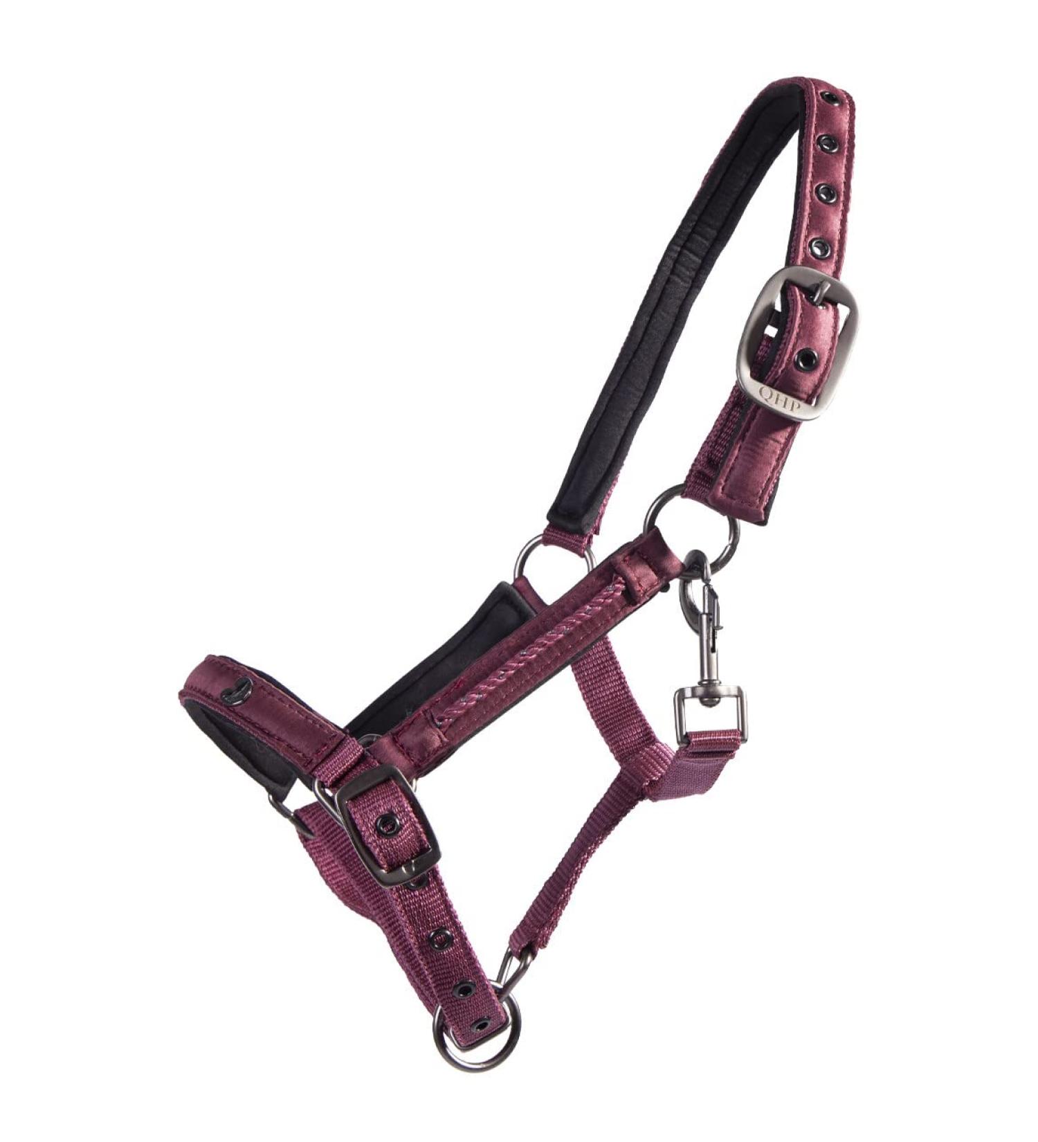 ARBO-INOX Softly Padded 2-Way Adjustable Foal Halter - Decorative Cord for Pony Foals in Bordeaux - International Shipping Available - Buy Online on GoSupps.com