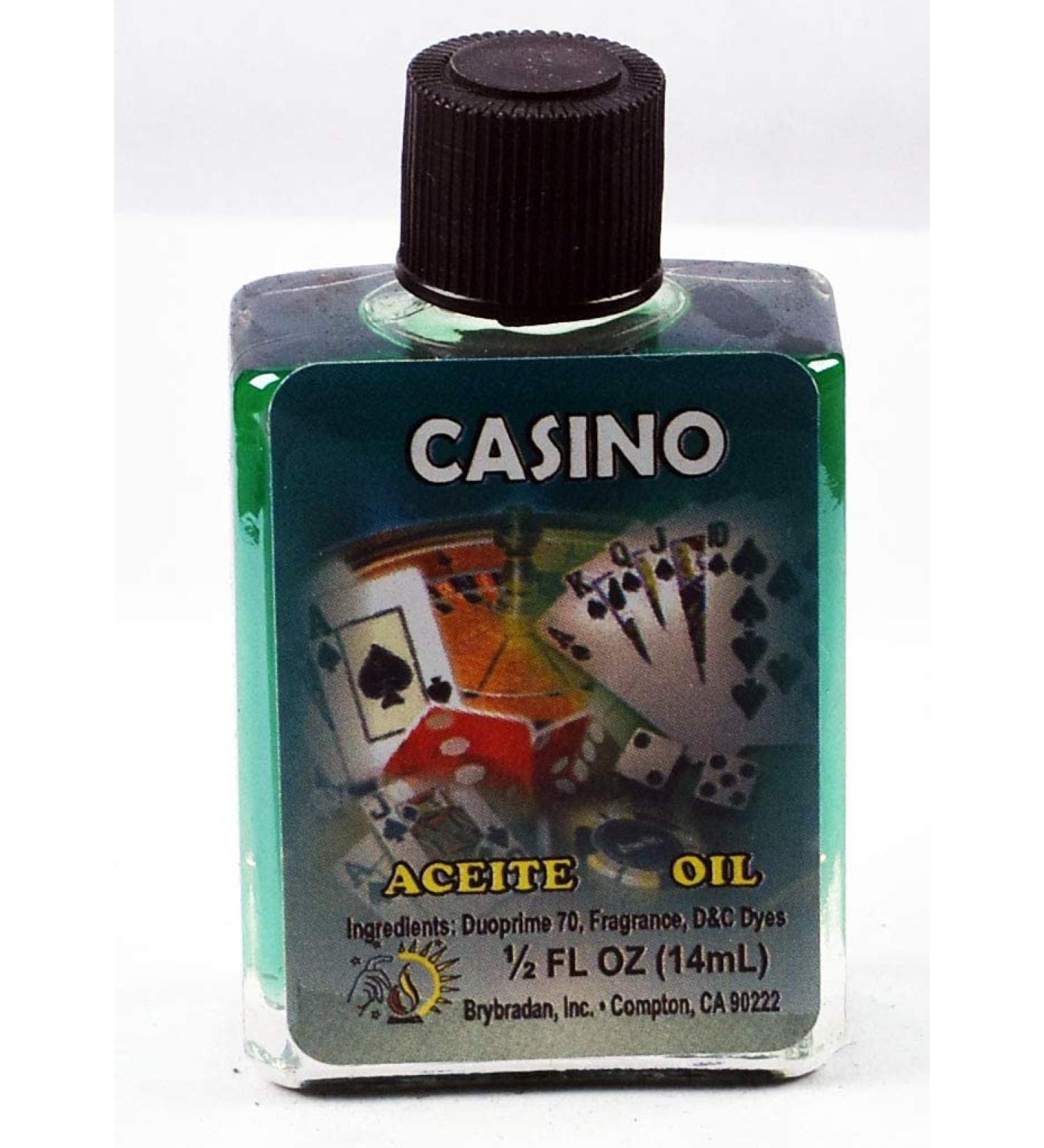 3 Pieces BRYBRADAN Casino Spiritual Oil Casino ACEITE ESPIRITUAL -1/2 FL OZ 14.7ML