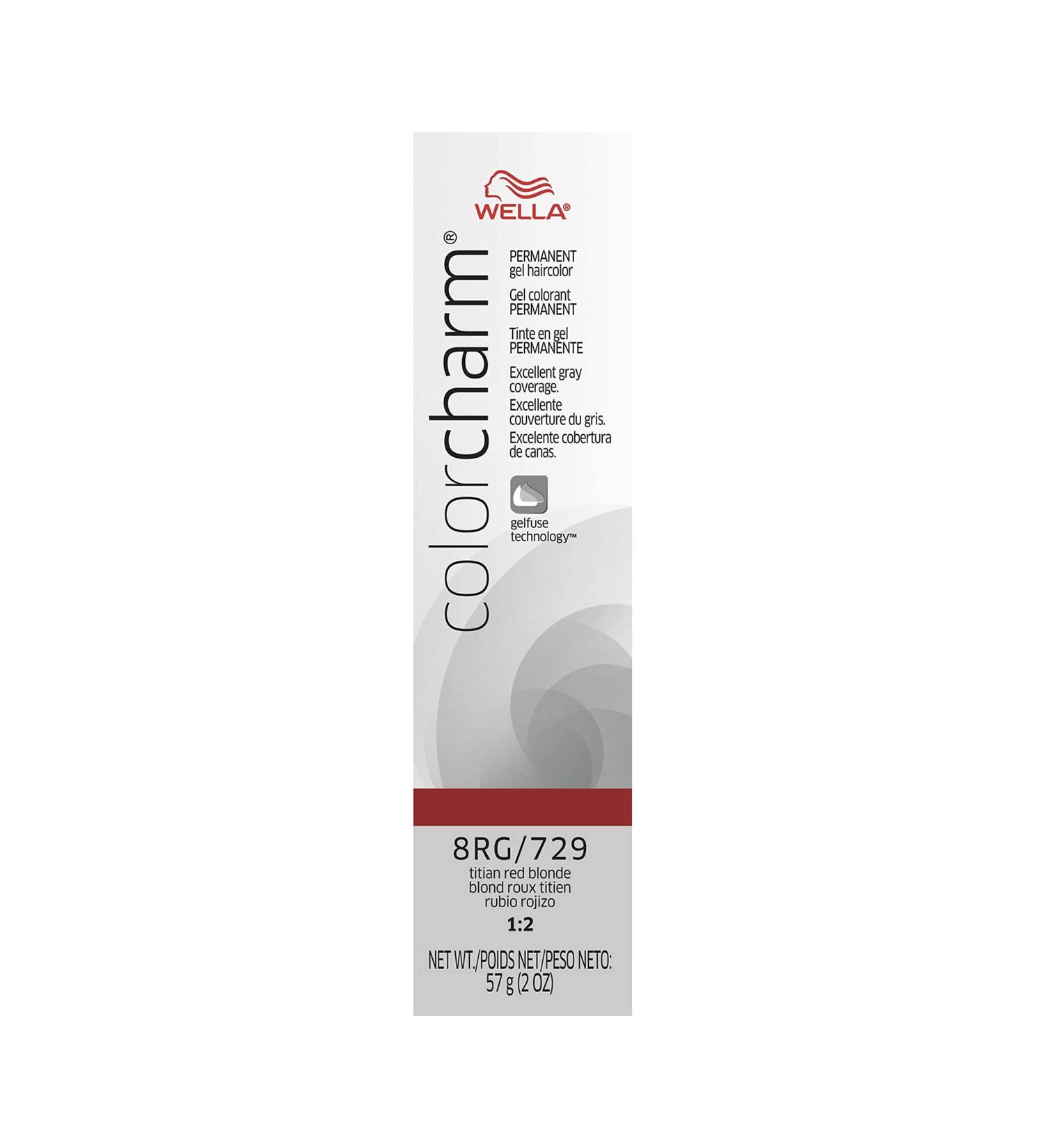 Wella Color Charm Gel Haircolor - 8RG Titan Red Blonde - Gray Coverage - Brown Tones - Buy Online on GoSupps.com