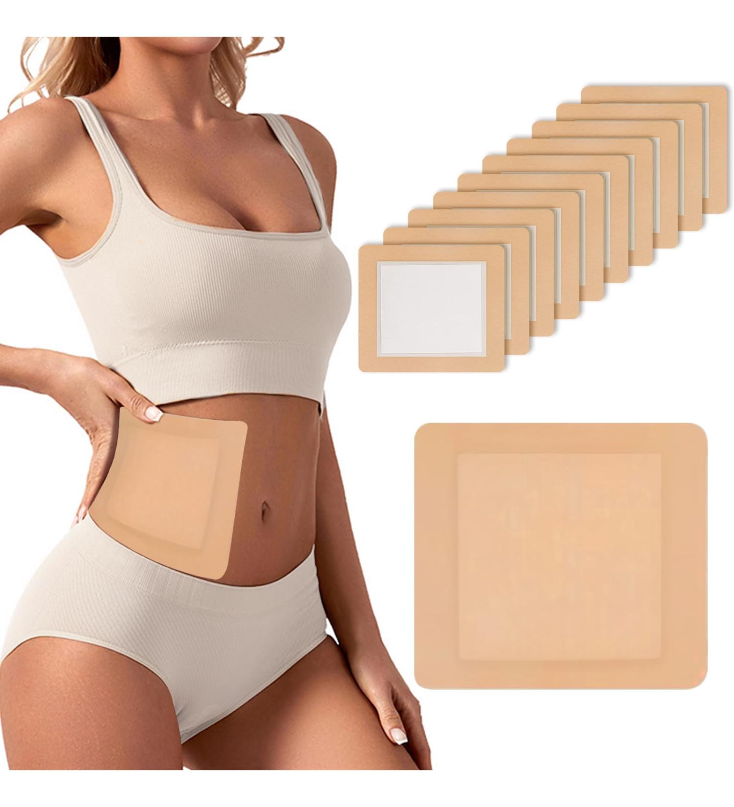 NADSSJL 10 Pack Castor Oil Pack Wrap Self-Adhesive Castor Oil Pack Kit for Liver Detox Aid Sleep Highly Absorbent Castor Oil Wrap Flexible Cotton No Wash Anti-Seepage (Oil Not Included) - Buy Online on GoSupps.com