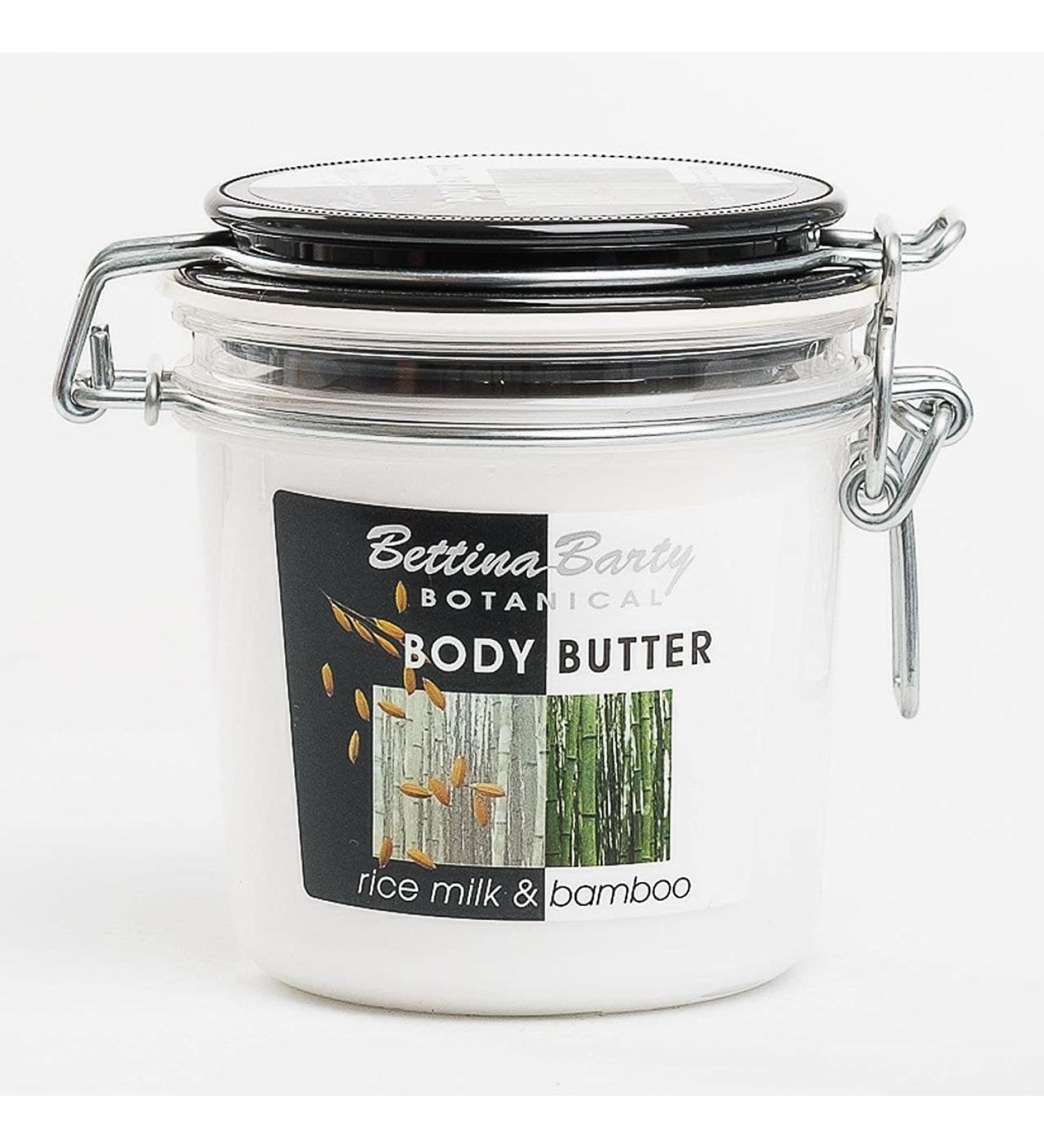 Bettina Barty Botanical Rice Milk & Bamboo Body Butter 400 ml - Luxurious Moisturizer for Smooth Skin | International Shipping Available - Buy Online on GoSupps.com