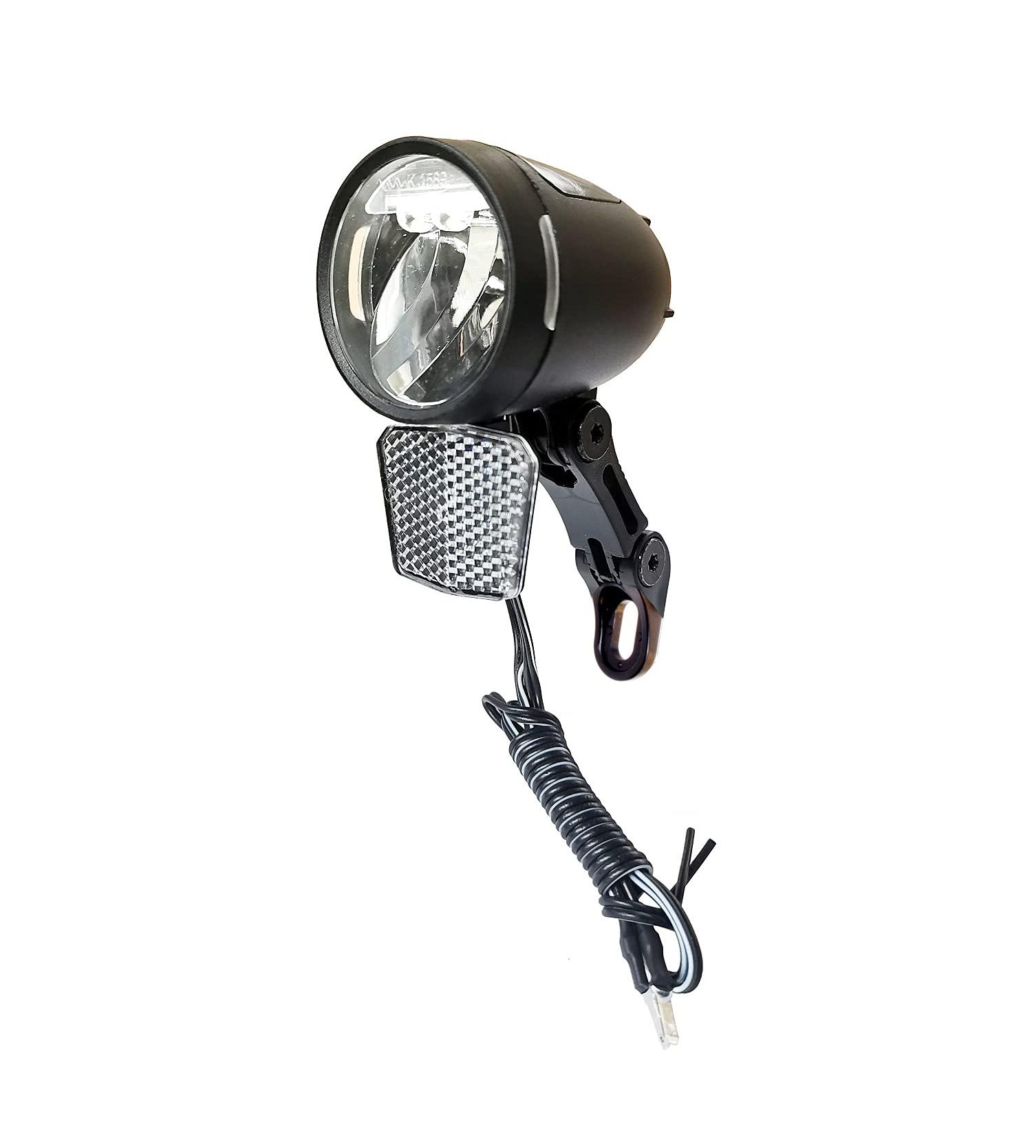 Buy LED Front Light 80 Lux | Parking Light Daylight & Brightness Sensor | Hub Dynamo - Black | International Shipping Available - Buy Online on GoSupps.com