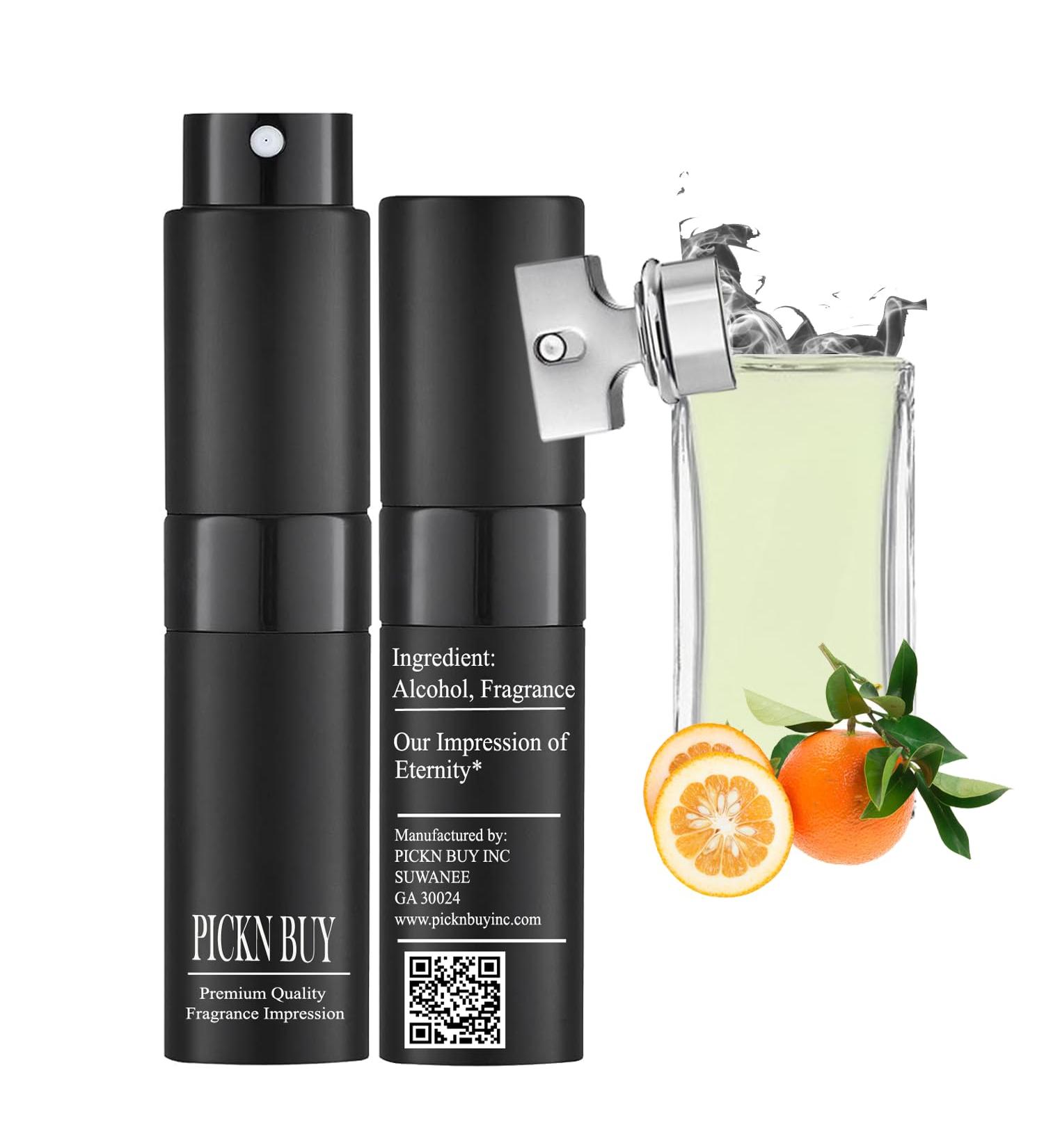 PICKN BUY Luxury Perfume for Women 0.34 Fl oz Scent Compatible to Eternity Perfume Made in USA Long-Lasting Spray Comes in Refilable Bottle Etenrity* Impressions 0.34 Fl Oz (Pack of 1) - Buy Online on GoSupps.com