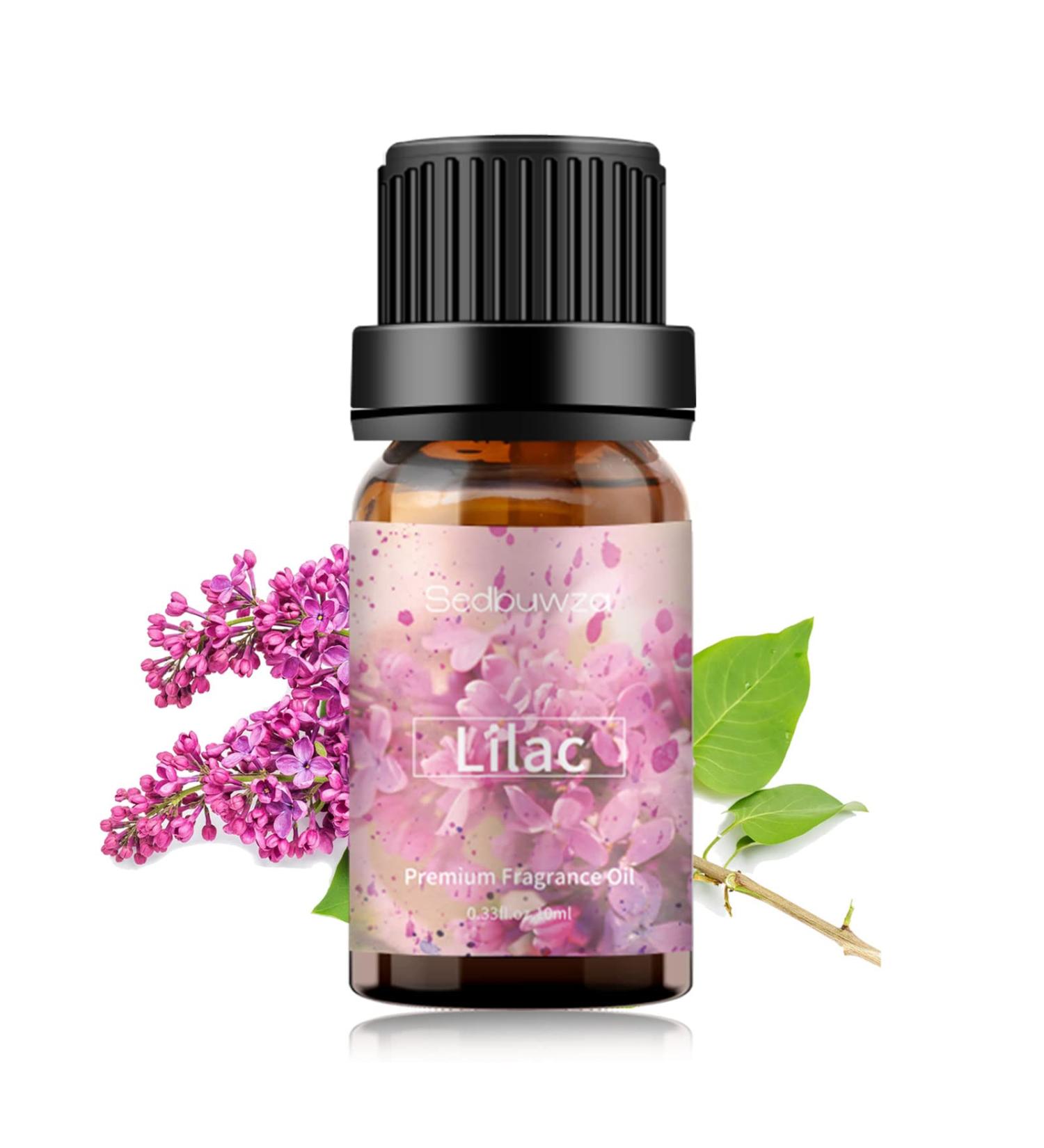 Sedbuwza Lilac Essential Oil - Fragrance for Diffuser, Humidifier, Soap, Candle, Perfume - 10ML (0.33 Fl Oz) - Buy Online on GoSupps.com