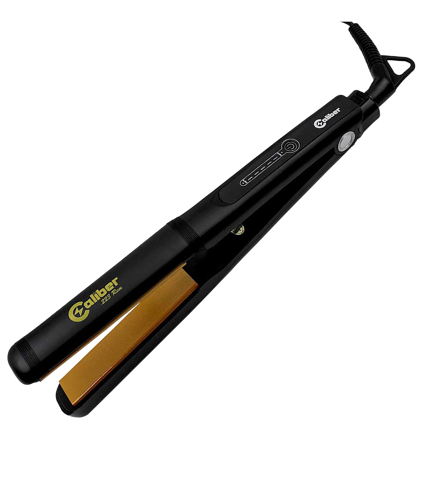 Caliber Flat Iron - 1 .223 Rem Dual-Use Professional Tourmaline Ceramic Hair Straightener & Curler | Adjustable Heat for Styling Men & Women - Buy Online on GoSupps.com