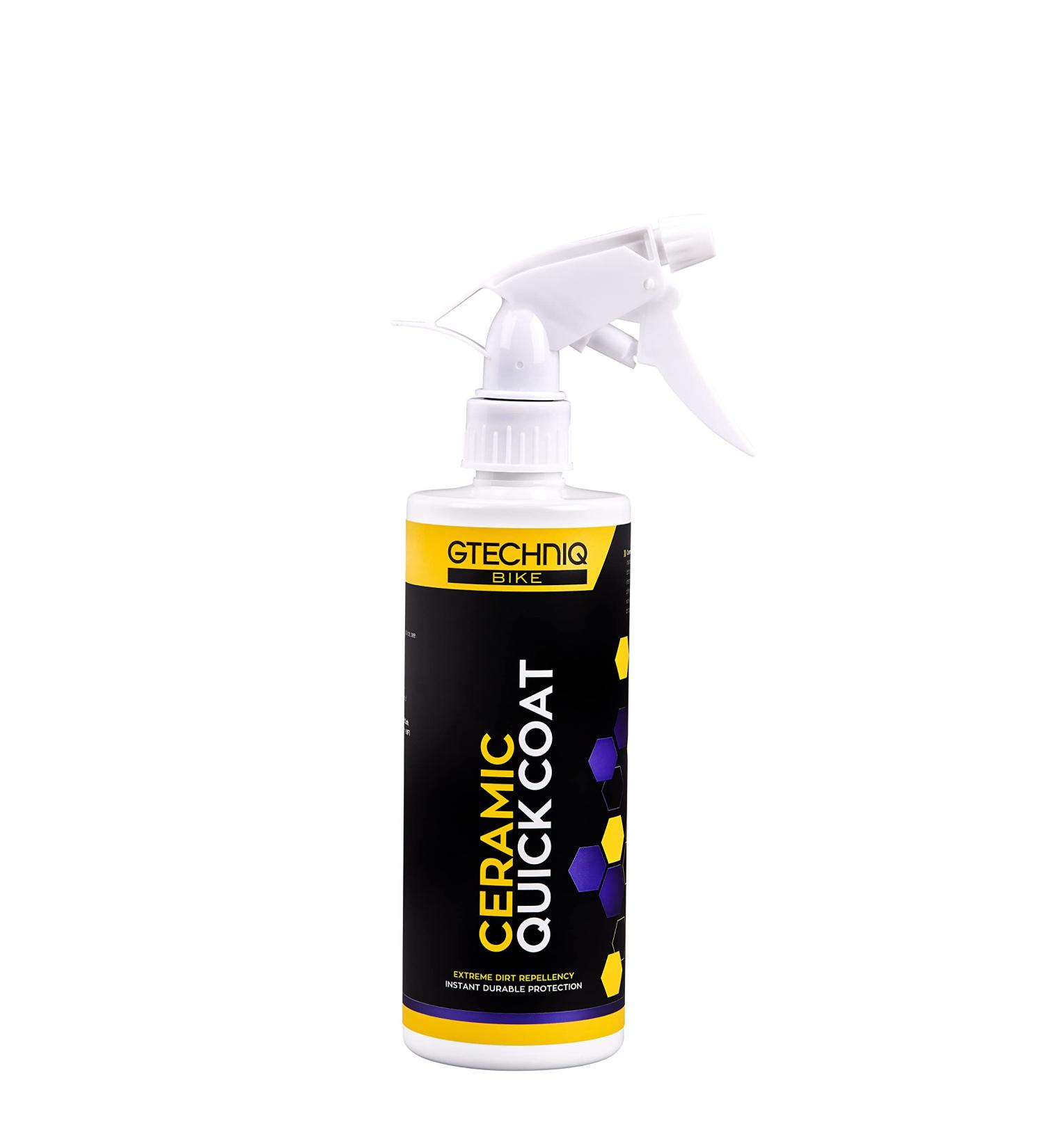 Gtechniq Bike Ceramic Quick Coat 500ml Spray - Invisible Paint Protection & Dirt Repellency - 6 Months Protection - Buy Online on GoSupps.com