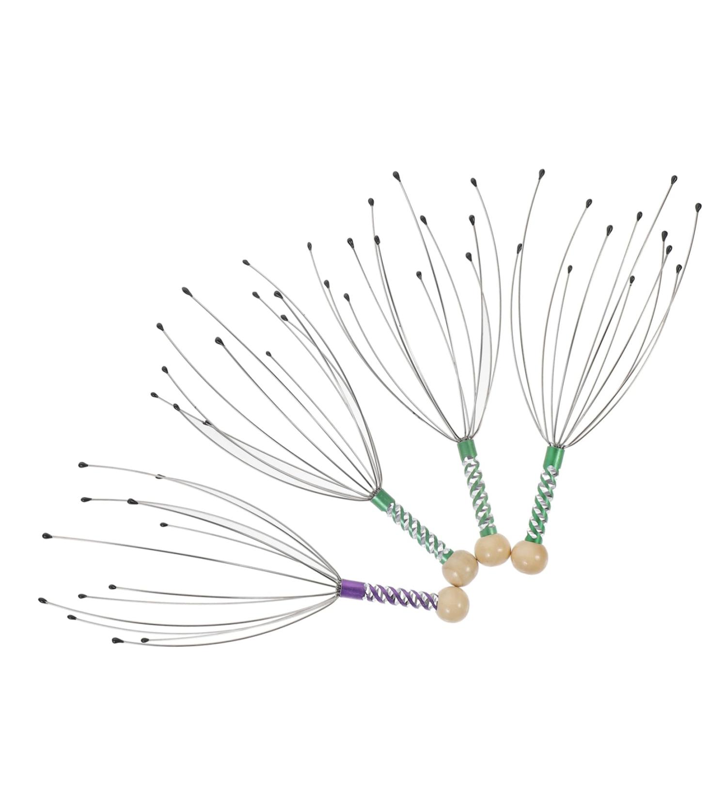 Skisuno 4-Piece Scalp Massage Device for Enhanced Circulation | Handy Head Massage Tool | International Shipping Available - Buy Online on GoSupps.com