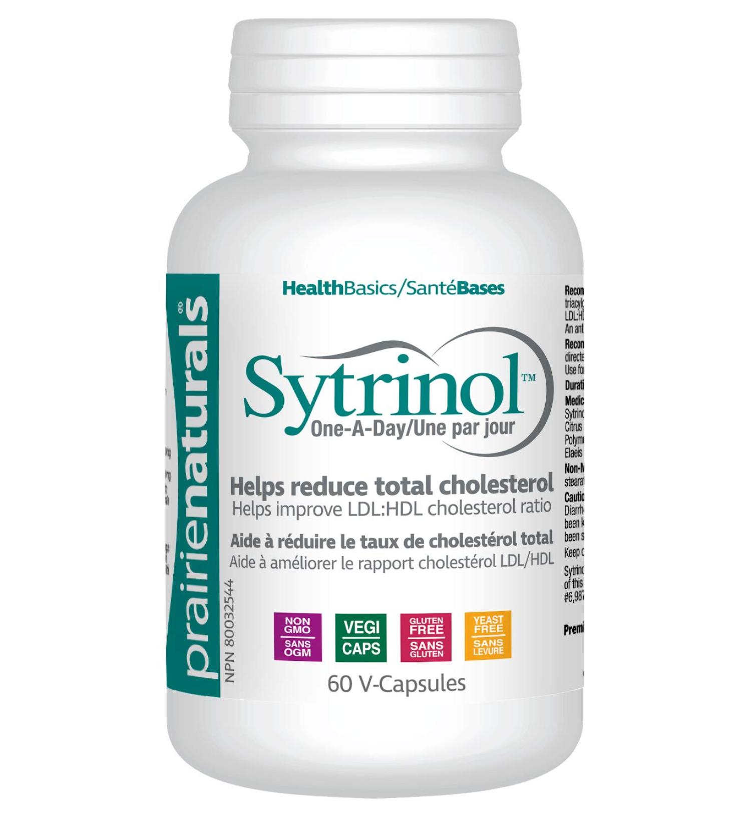 Prairie Naturals Sytrinol Cholest-Force One-A-Day helps to reduce serum triglycerides/triacylglycerols/Total cholesterol/LDL cholesterol supports cardiovascular health - 60 Vegan capsules. Non-GMO Gluten Free - Buy Online on GoSupps.com