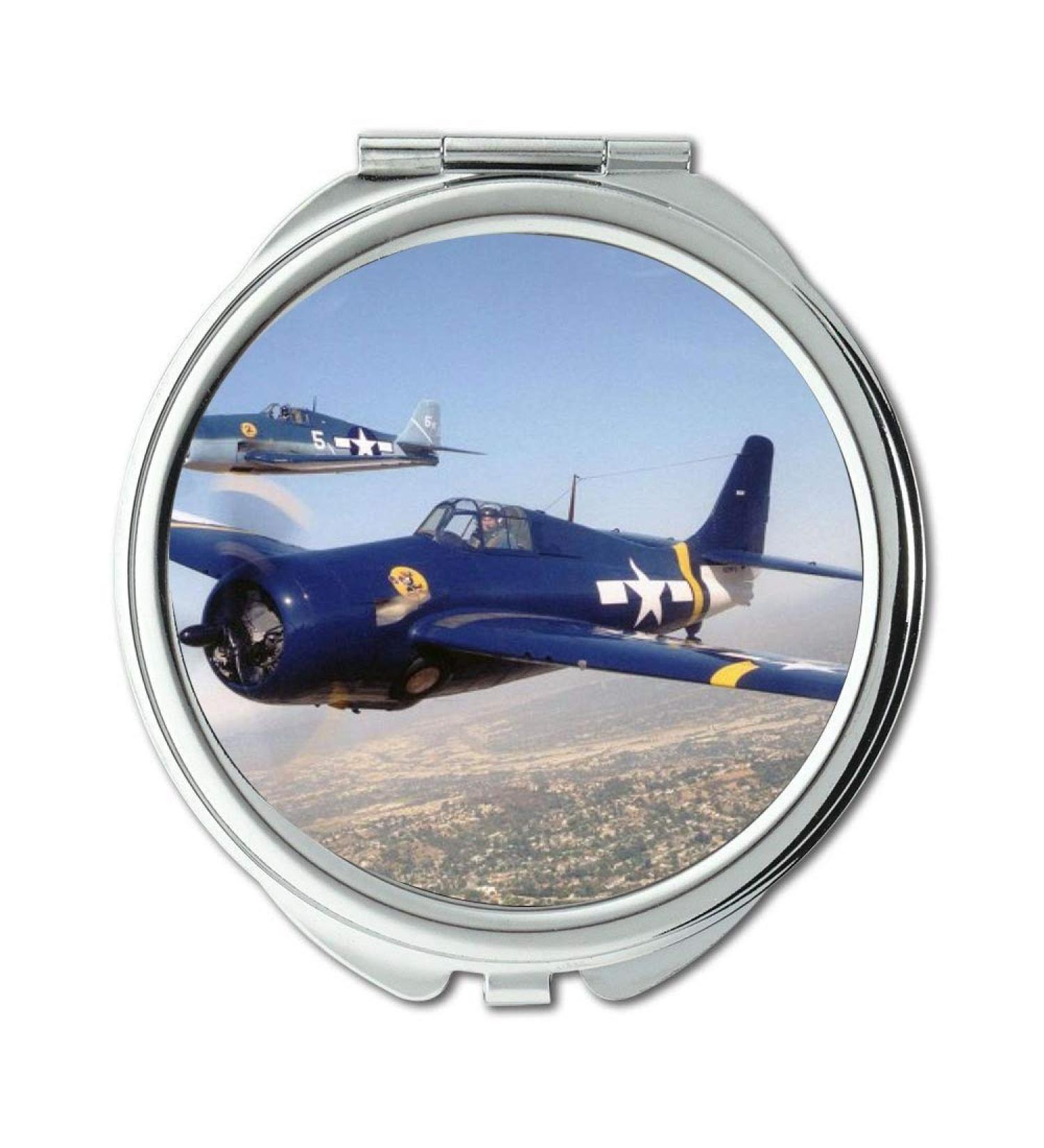 YENDOSTEEN vintage aircraft Mirror Travel Mirror street fighter poster pocket mirror portable mirror - Buy Online on GoSupps.com