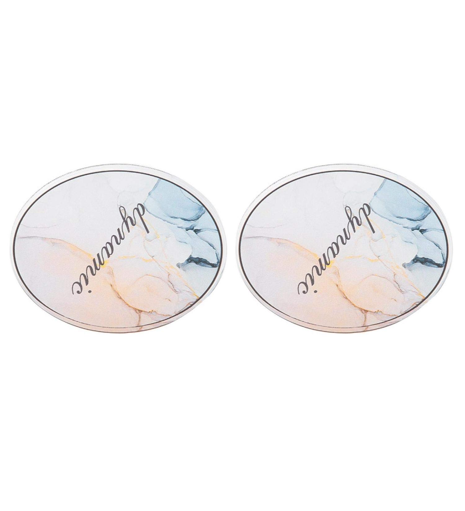 Nail Mixing Plate Nail Art Display Stand Comfortable Grip Nail Display Display Props for Home Salon Shop(Round shape) - Buy Online on GoSupps.com