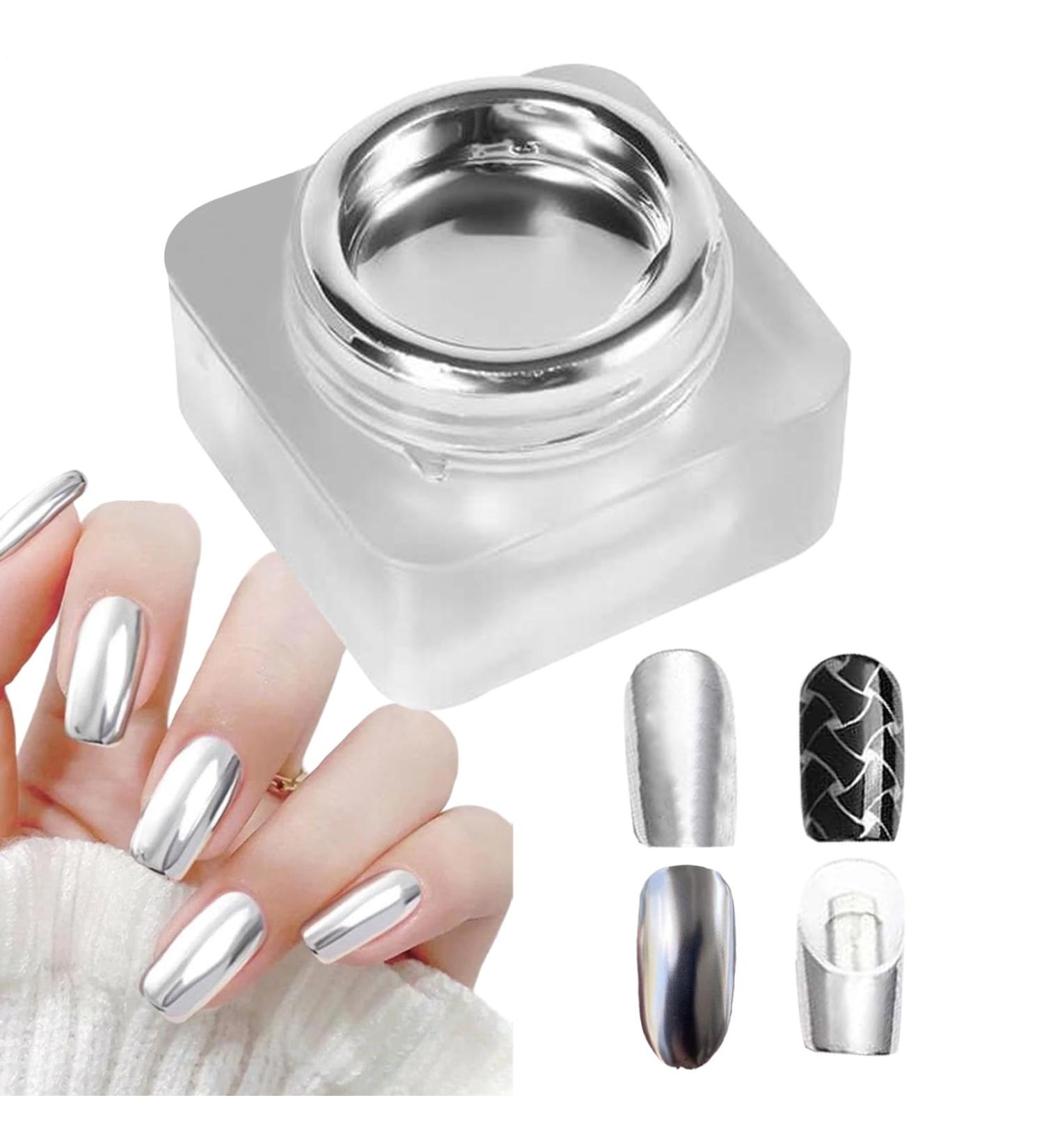  Sirseon Metallic Gel for Painting Glue Gel for Manicures | Artistic Painting Decoration on UV/LED Mirror for Home Manicures Beginners Creative Design - Buy Online on GoSupps.com