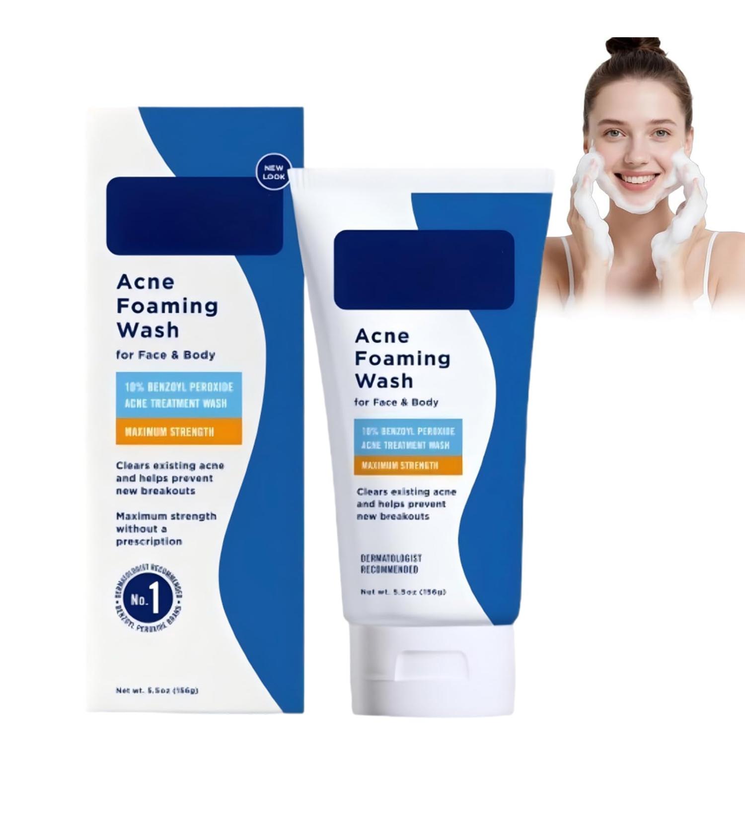 Shantou Hoygi Biological Acne Foaming Wash Cleanser amino acid and acne foam cleanser gentle deep cleansing & oil control for impure skin with moisture care 03 - Buy Online on GoSupps.com