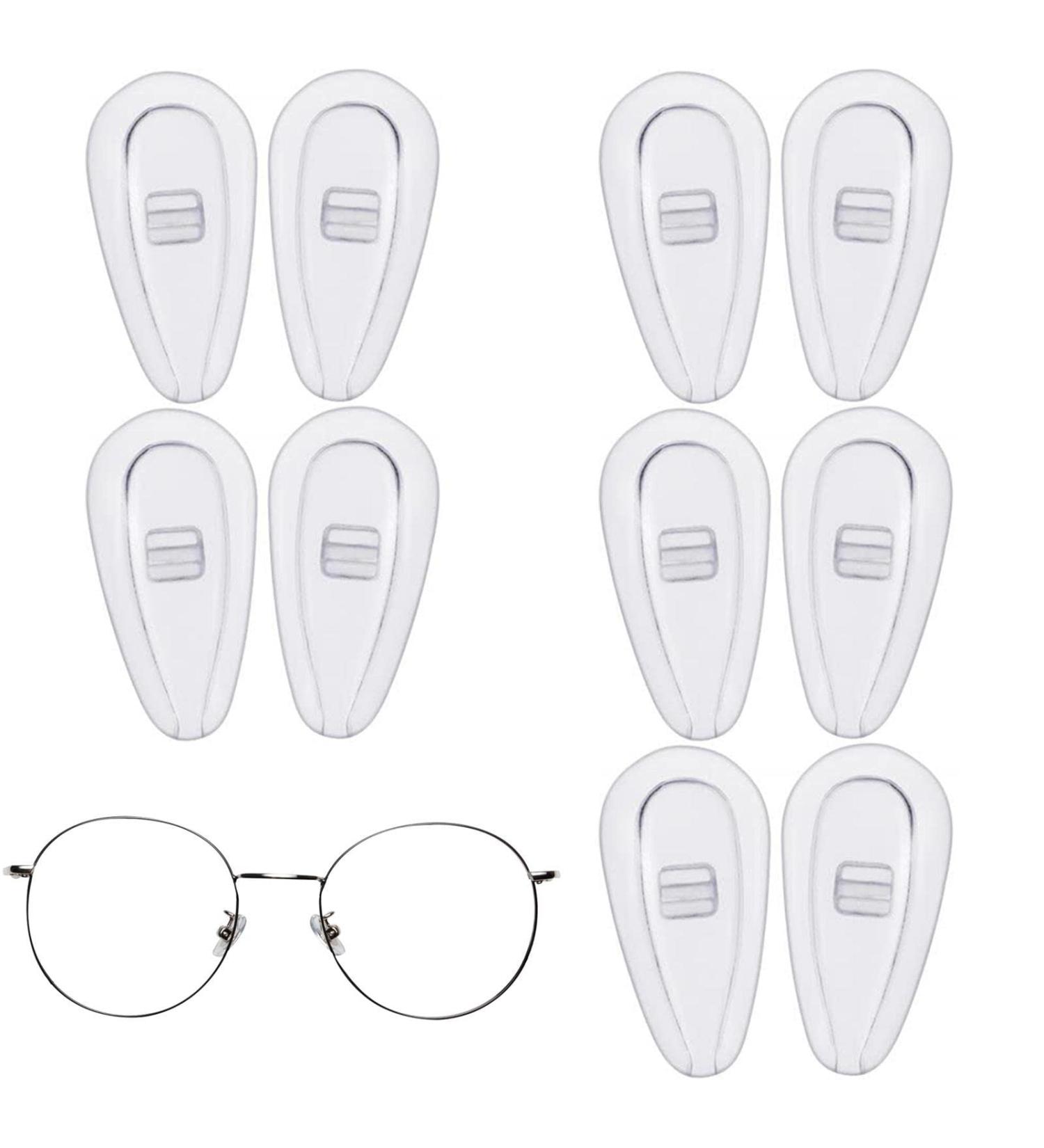 Bexdug Nasal Pads for Glasses - 5 Pairs Silicone Anti-Slip Nose Cushions | Glasses Repair Set for Men & Women - Buy Online on GoSupps.com