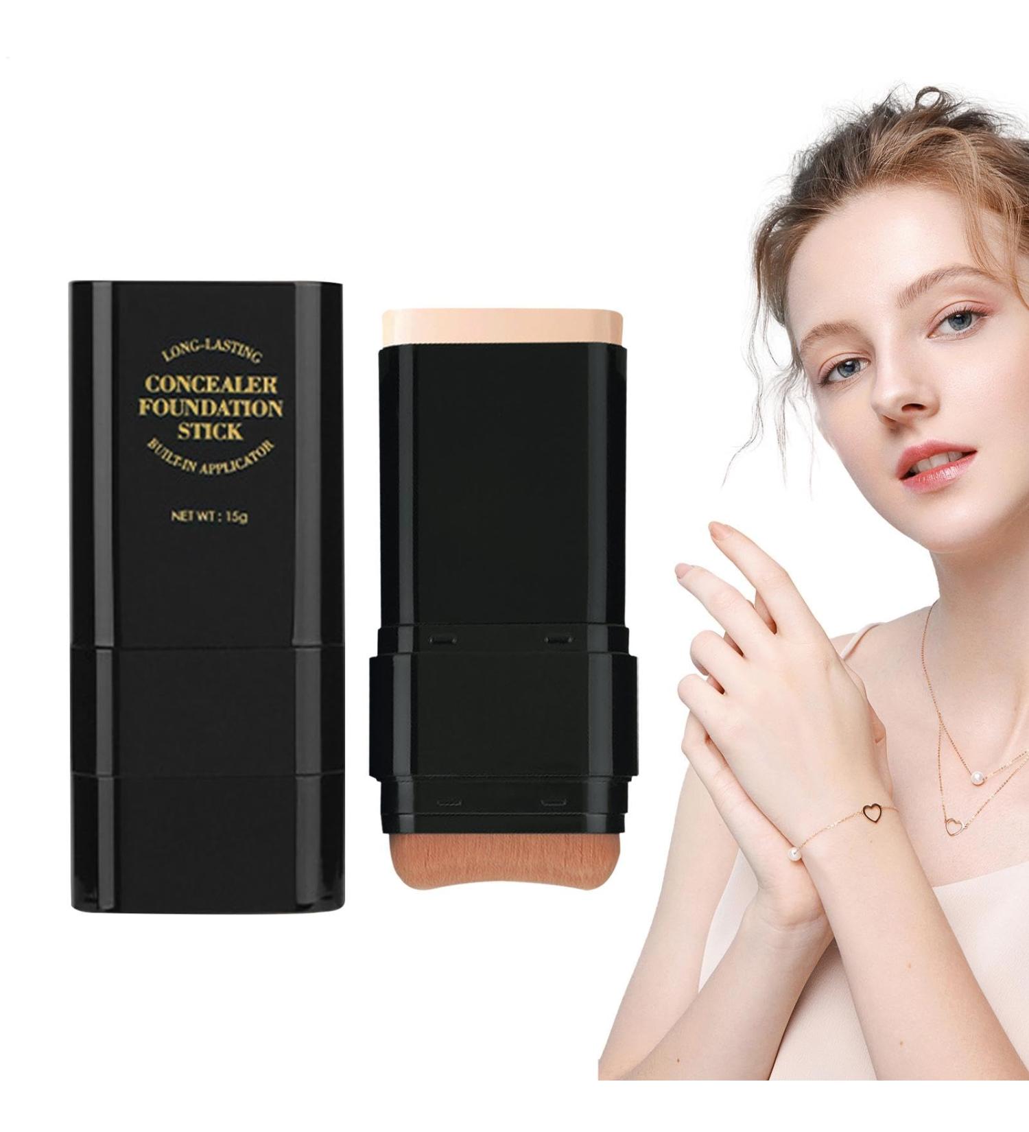 Foundation stick foundation makeup stick - 15g face makeup foundation - Double-ended concealer moisturizing cream for women and men - Buy Online on GoSupps.com
