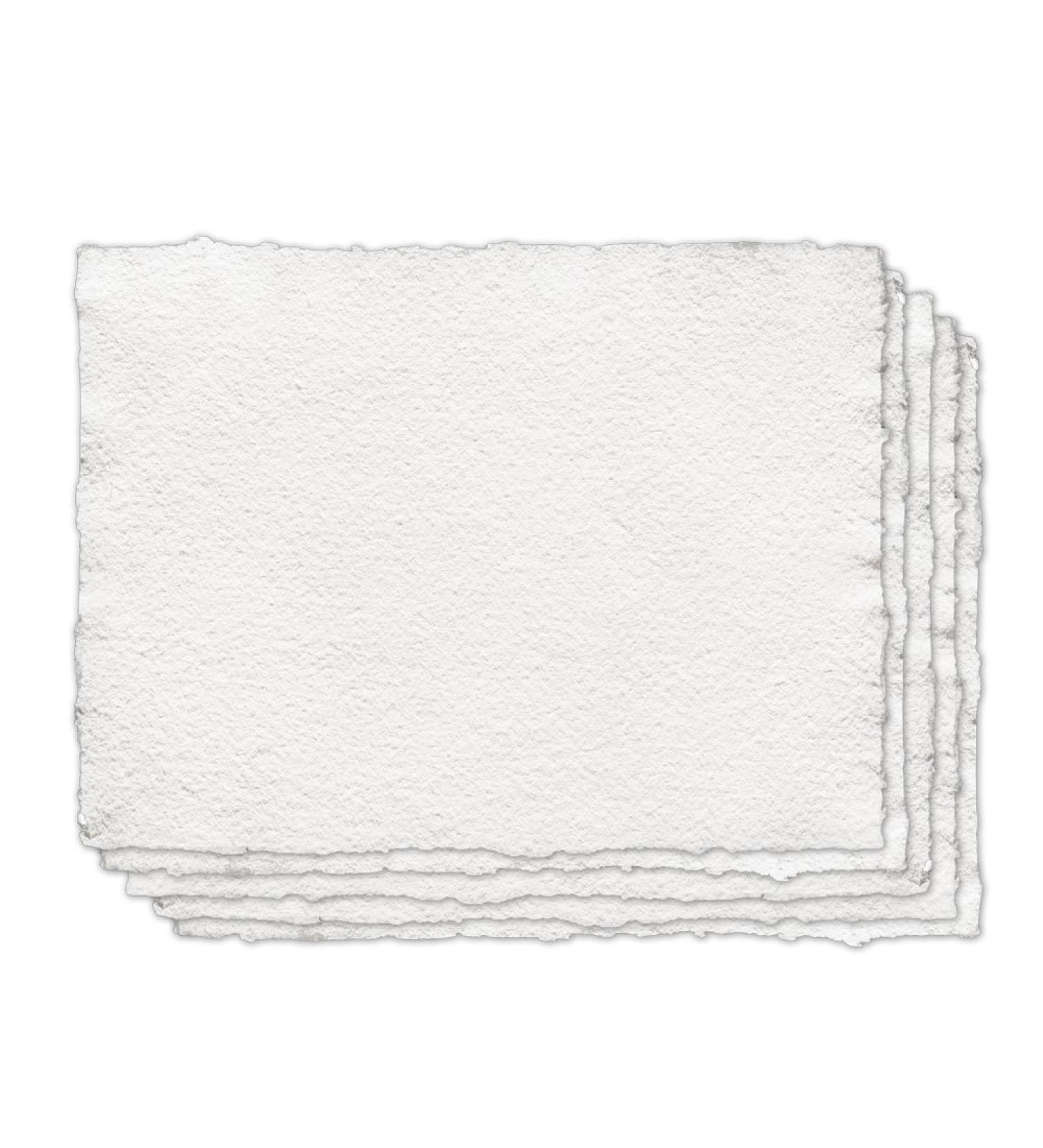 Indigo Artpapers 18 x 24 100% Cotton Handmade Paper for Mixed Media 200 GSM 5 Sheets/Pack (CO2001824MM) 18 x 24 Handmade Paper