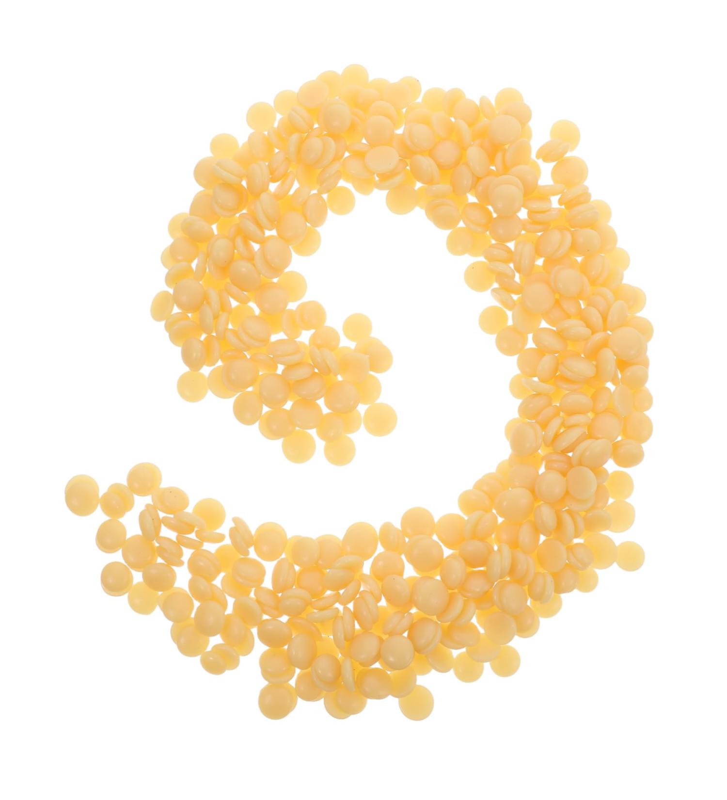 Healvian Hair Removal Wax Beans 100g HoneyHard Wax Granules Legs Gentle Facial Hair Removal For Smooth Skin Yellow - Buy Online on GoSupps.com