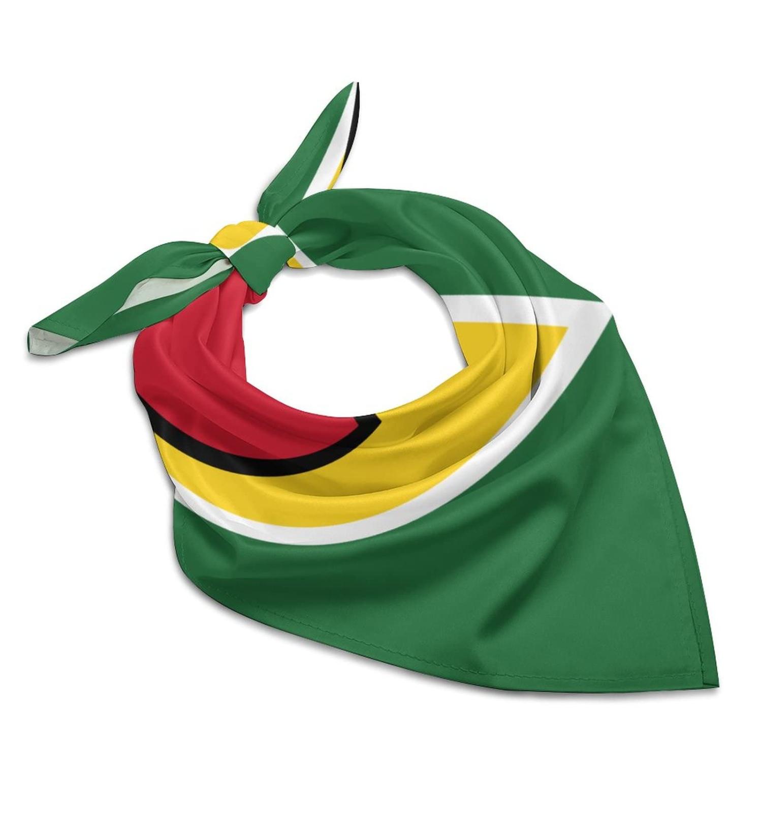 Guyana Flag Bandana Turban | Headband Head Wrap Wristband | Hair Accessories 25x25 - Calculay - Buy Online on GoSupps.com