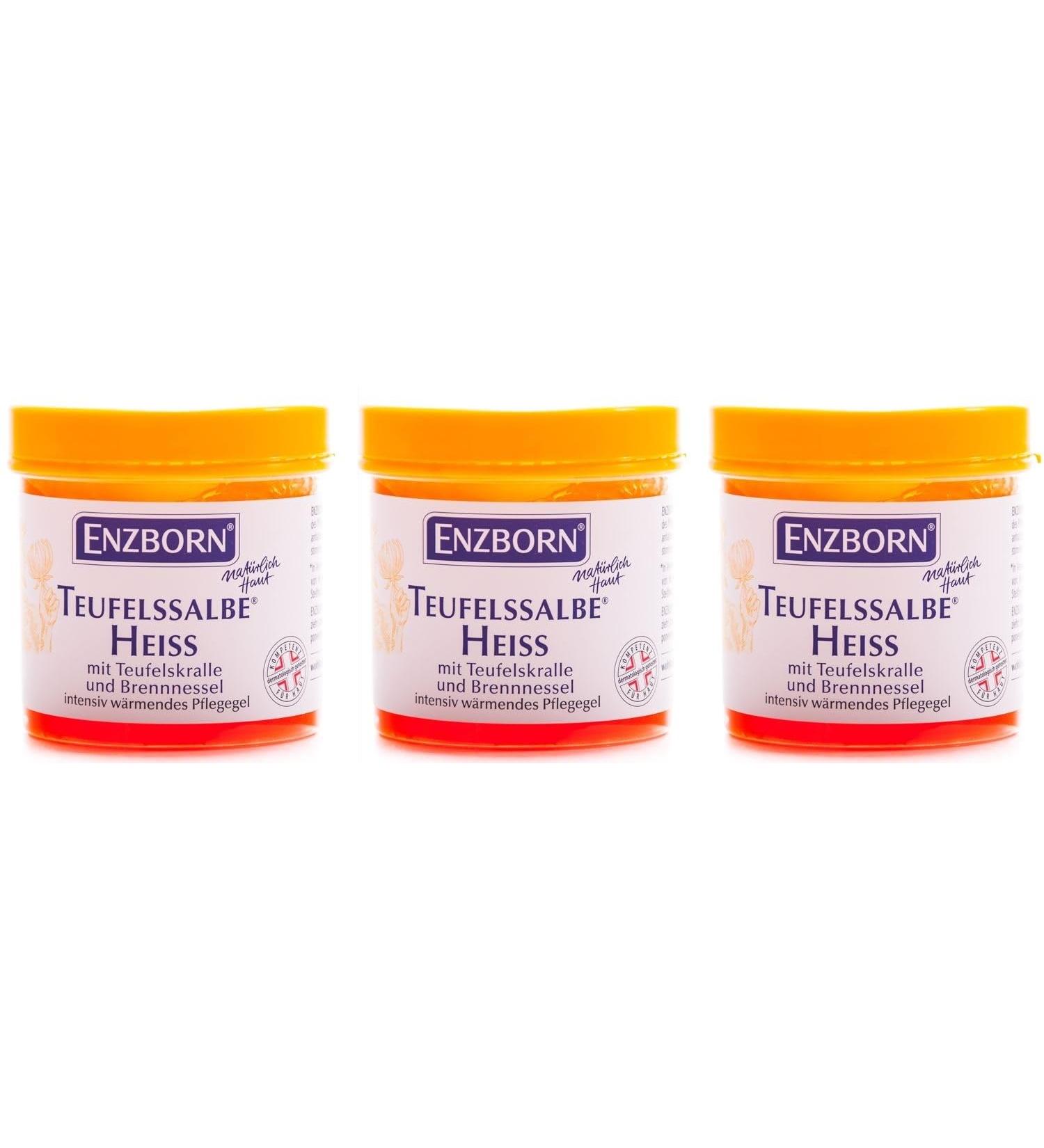 Buy Enzborn Devil's Ointment Care Gel Hot - Pack of 3 (200 ml Each) | International Shipping Available - Buy Online on GoSupps.com