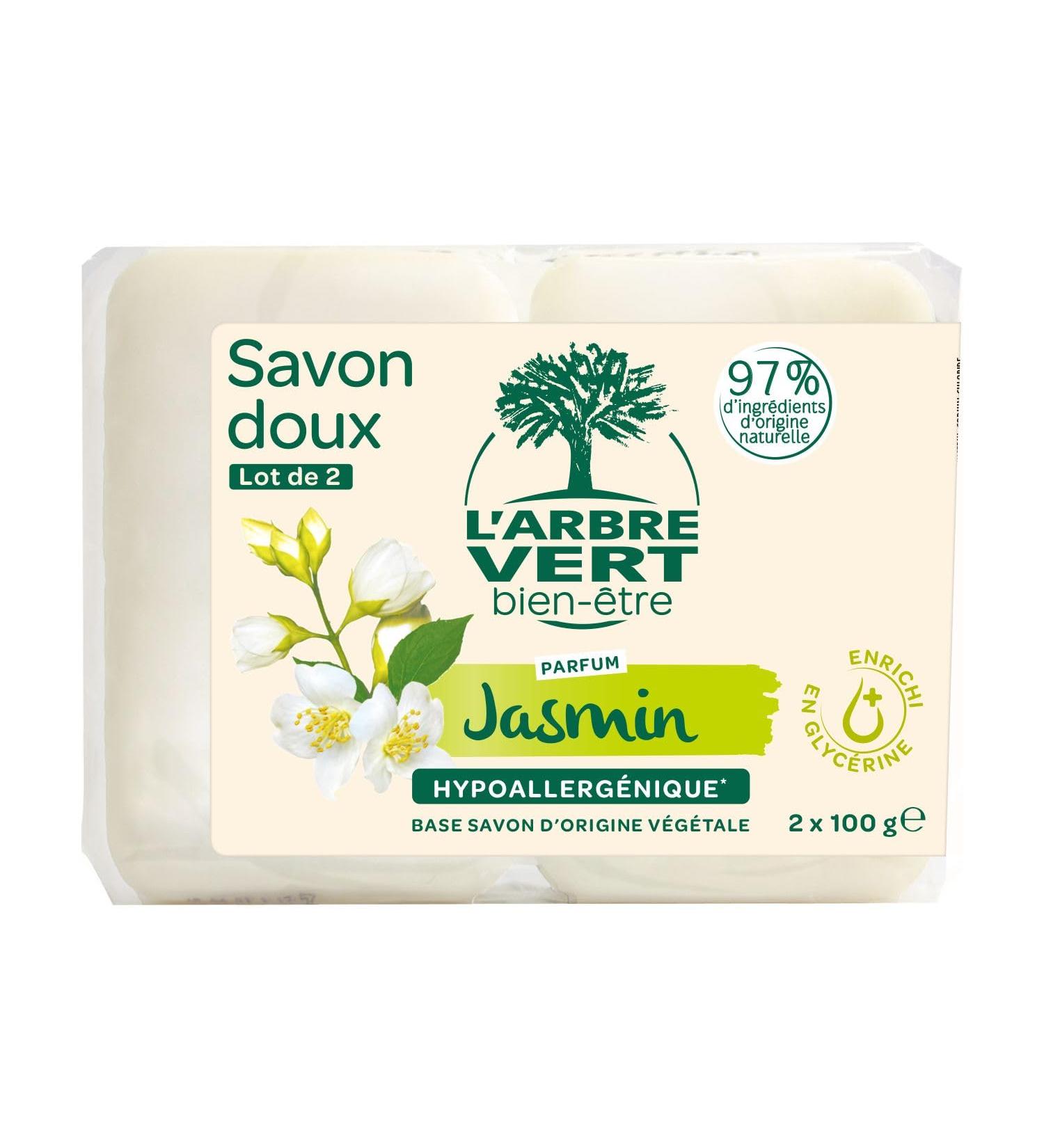 The Green Tree Jasmine Solid Soap 2 x 100g