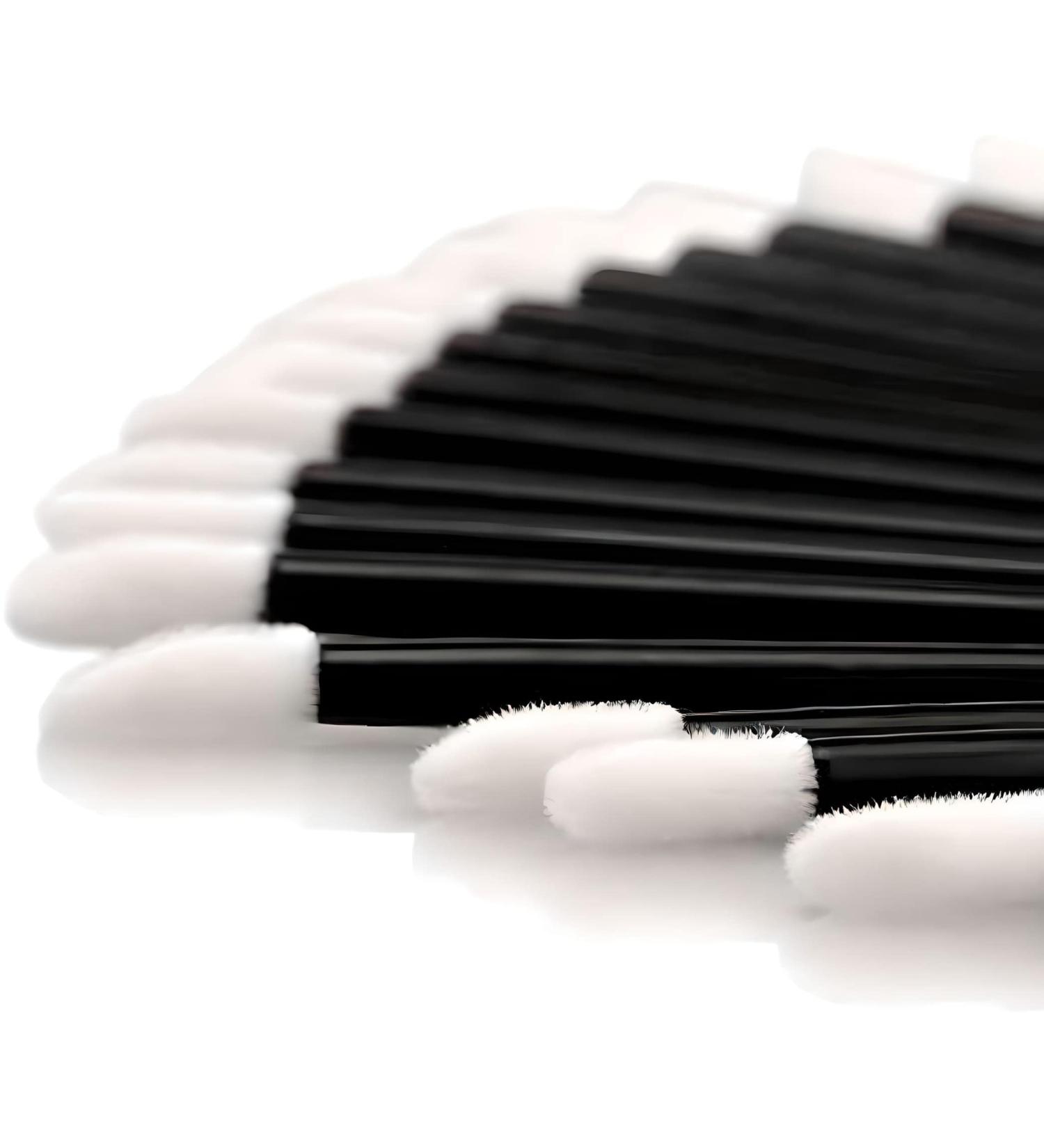 100 Sponge Sticks Eyelash Extension Remover Lip Brushes & Magic Wand Applicators for Perfect Beauty Application - Buy Online on GoSupps.com