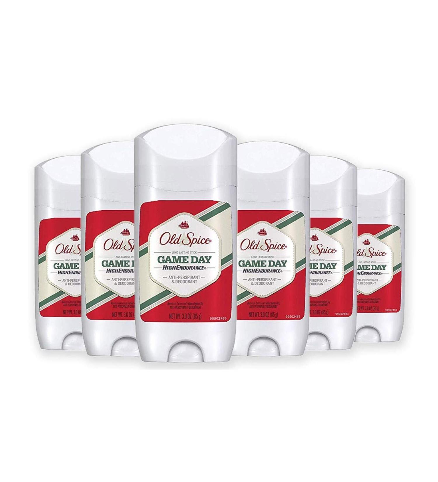 Old Spice High Endurance Game Day Men's Antiperspirant Deodorant Stick 3 Oz, Pack of 6 - Buy Online on GoSupps.com