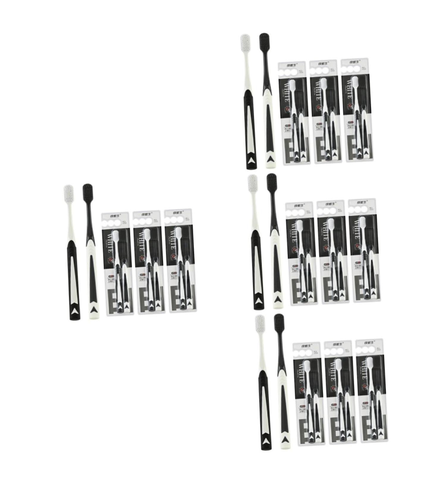 GLEAVI 16 Pairs Natural Toothbrushes - Soft Gum Cleaners & Travel Oral Care Accessories | Eco-Friendly Cleaning & Health Essentials - Buy Online on GoSupps.com