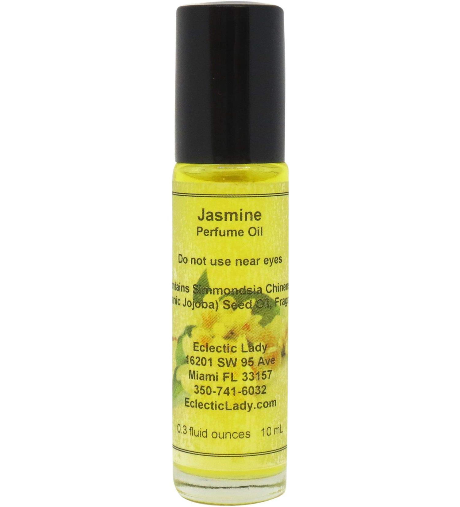 Jasmine Perfume Oil 0.3 Oz Portable Roll-On Fragrance with Long-Lasting Scent Delightful Essential Oils and Jojoba Oil for Daily Use 0.3 Fl Oz (Pack of 1) - Buy Online on GoSupps.com