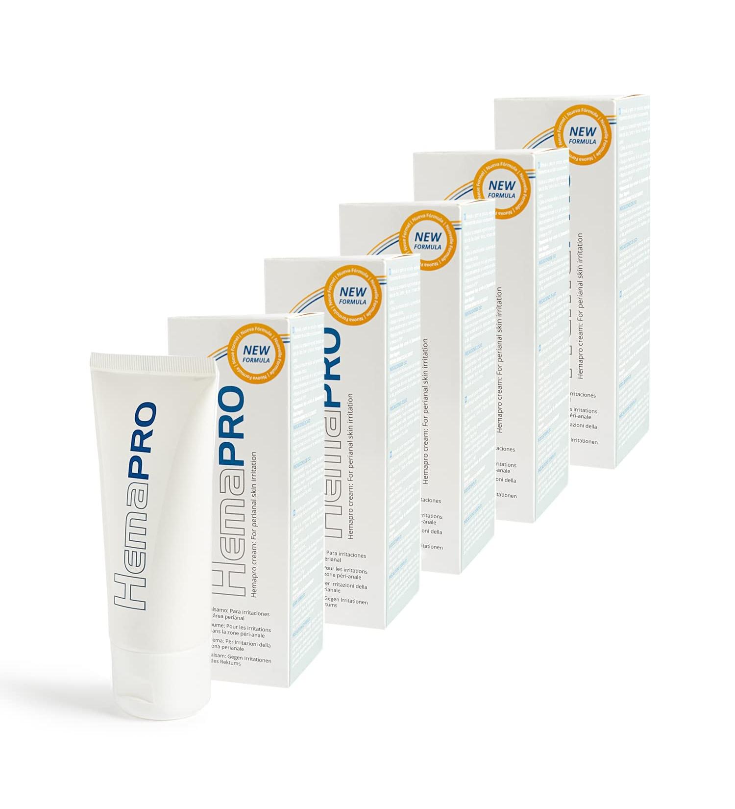 Hemapro - 5 Pack Natural Cream to Treat Hemorrhoids with Instant Effect - Buy Online on GoSupps.com
