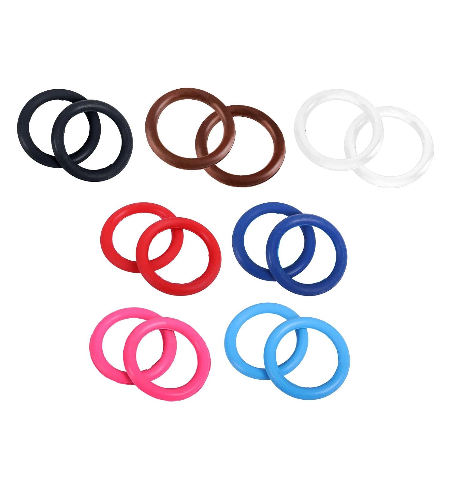 NETPROSHOP Saddle Accessories Replacement rubber rings for safety stirrups (1 pair) color: black