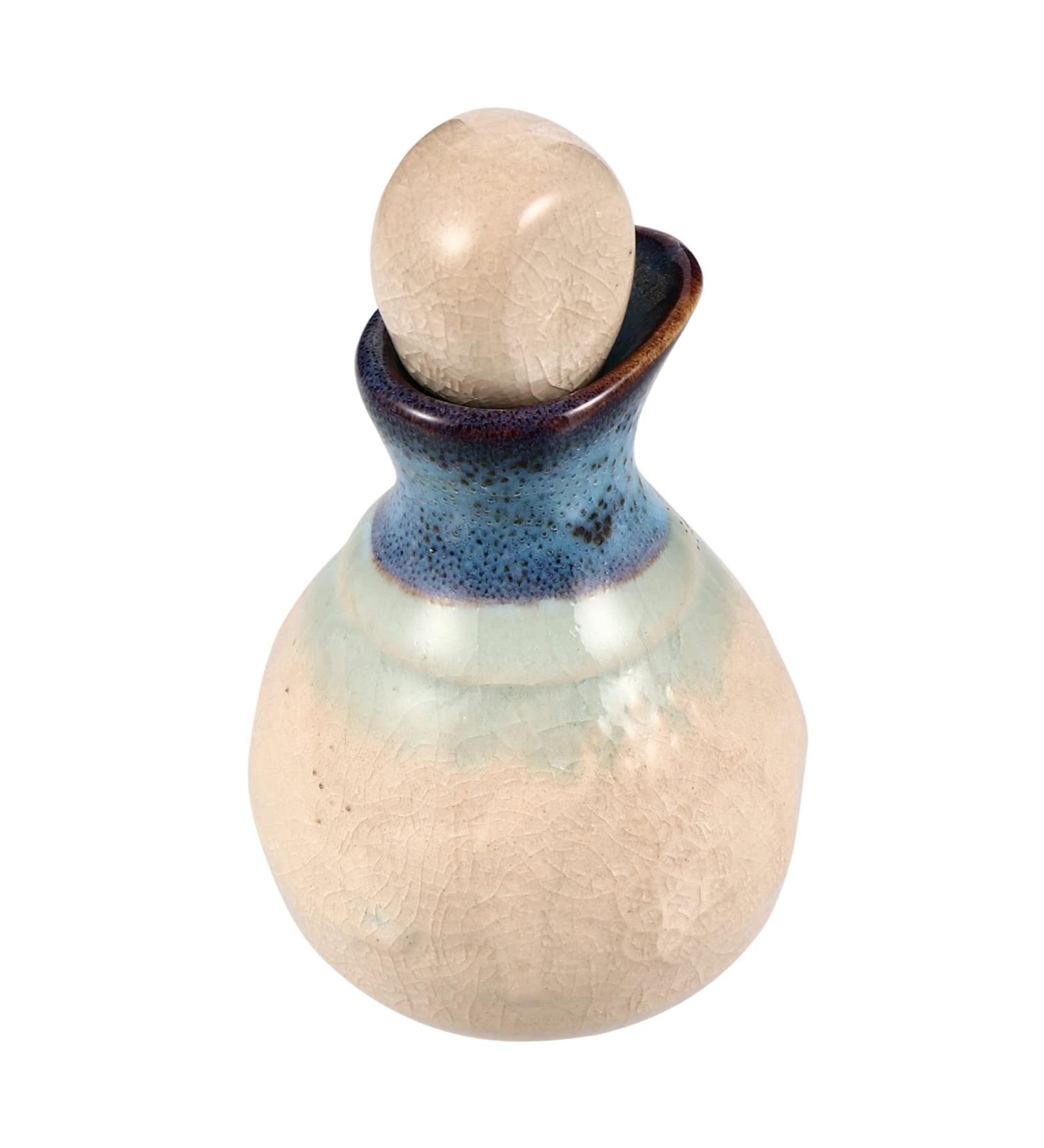 POPETPOP 1 Set aromatherapy bottle Salon bottle dispenser Porcelain Essential Oil Diffuser vintage makeup spa decor Essential Oil Bottle with Stopper white ceramics lotion dispensing bottle - Buy Online on GoSupps.com