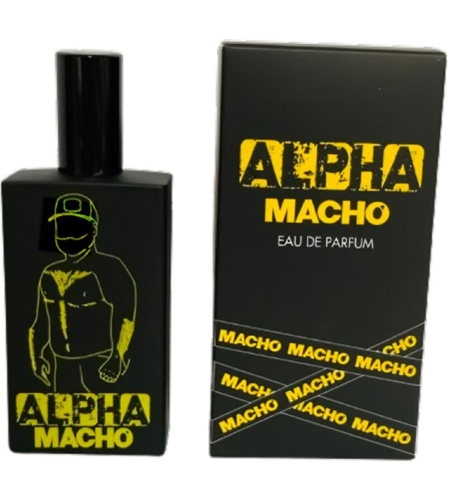 ALPHA MACHO Perfume for Men 100ml - Citrus Spicy Fruity Notes - Energetic & Adventurous Fragrance - Long-Lasting Freshness for the Bold Man
