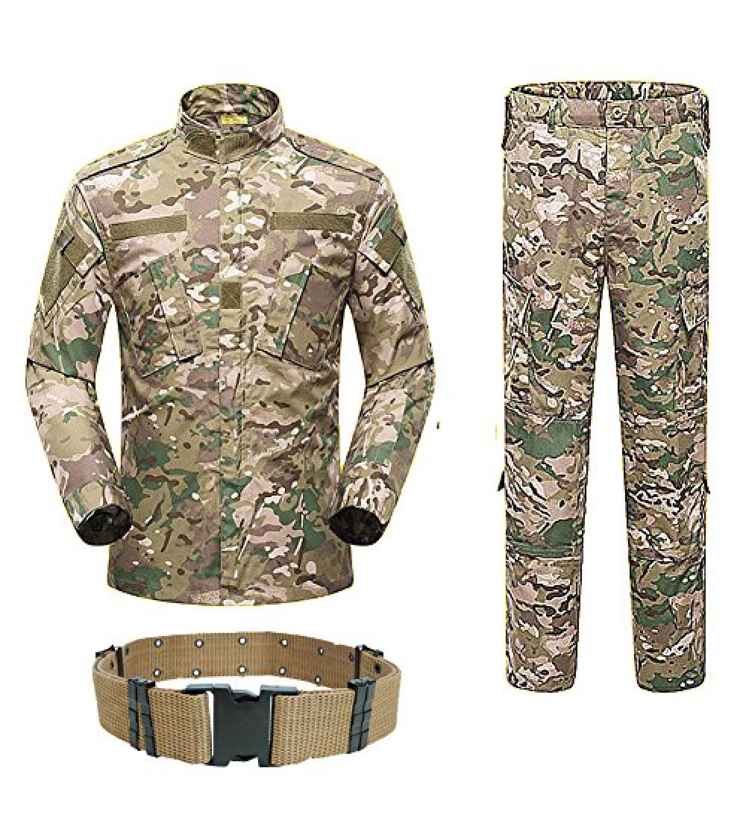 Men's Tactical BDU Combat Uniform Jacket & Pants Set - Multicam MC - Medium - Buy Online on GoSupps.com