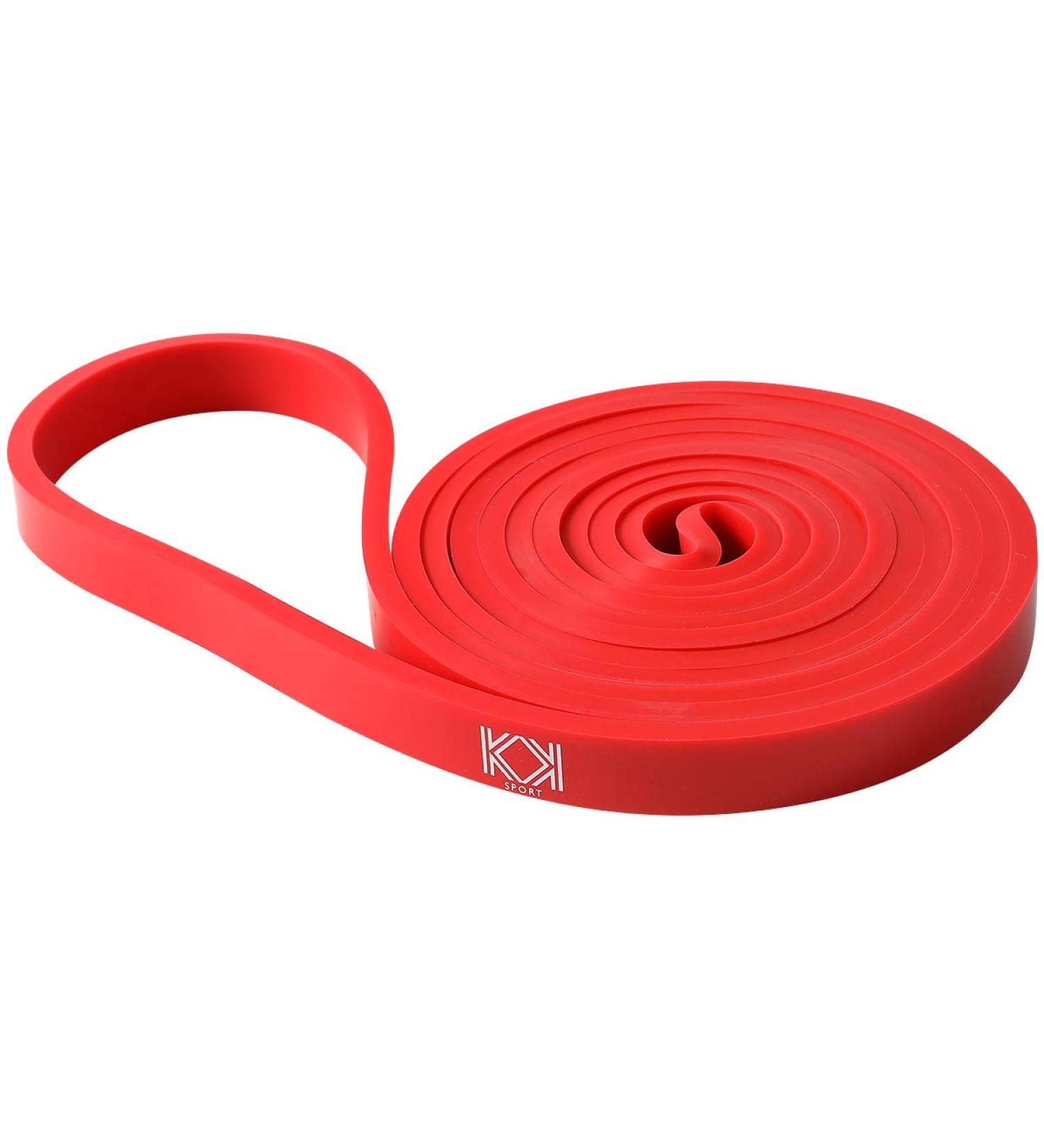 KK Resistance Bands - Red 15-35 lbs - Pull Up & Stretch Bands for Home Gym, Yoga & Physical Therapy - Buy Online on GoSupps.com