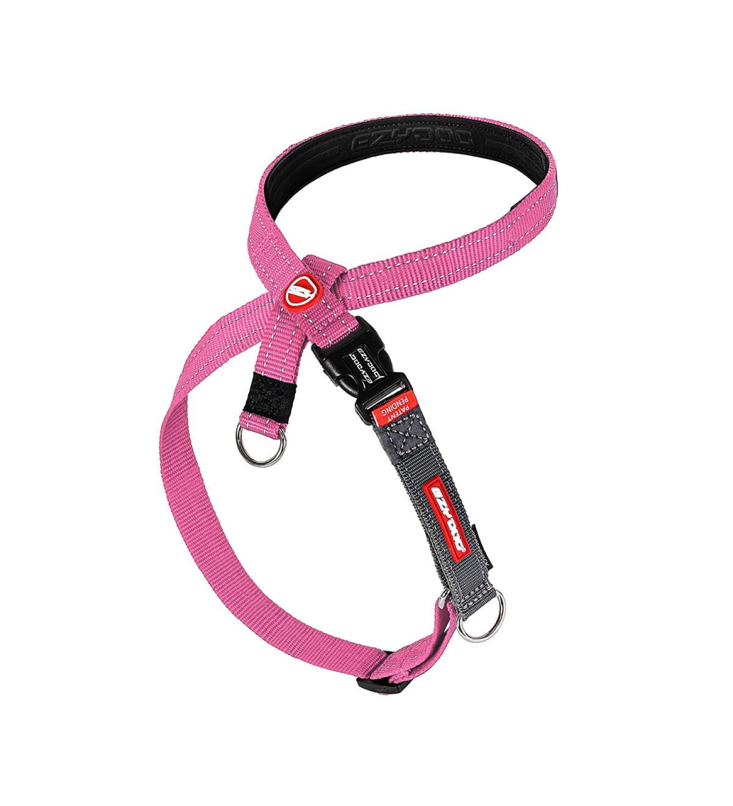 Ezydog Anti Pull Dog Harness - Crosscheck Reflective Adjustable Size S (36-49cm) for Small Medium & Large Dogs - Pink - Perfect Dog Training Accessory - Buy Online on GoSupps.com