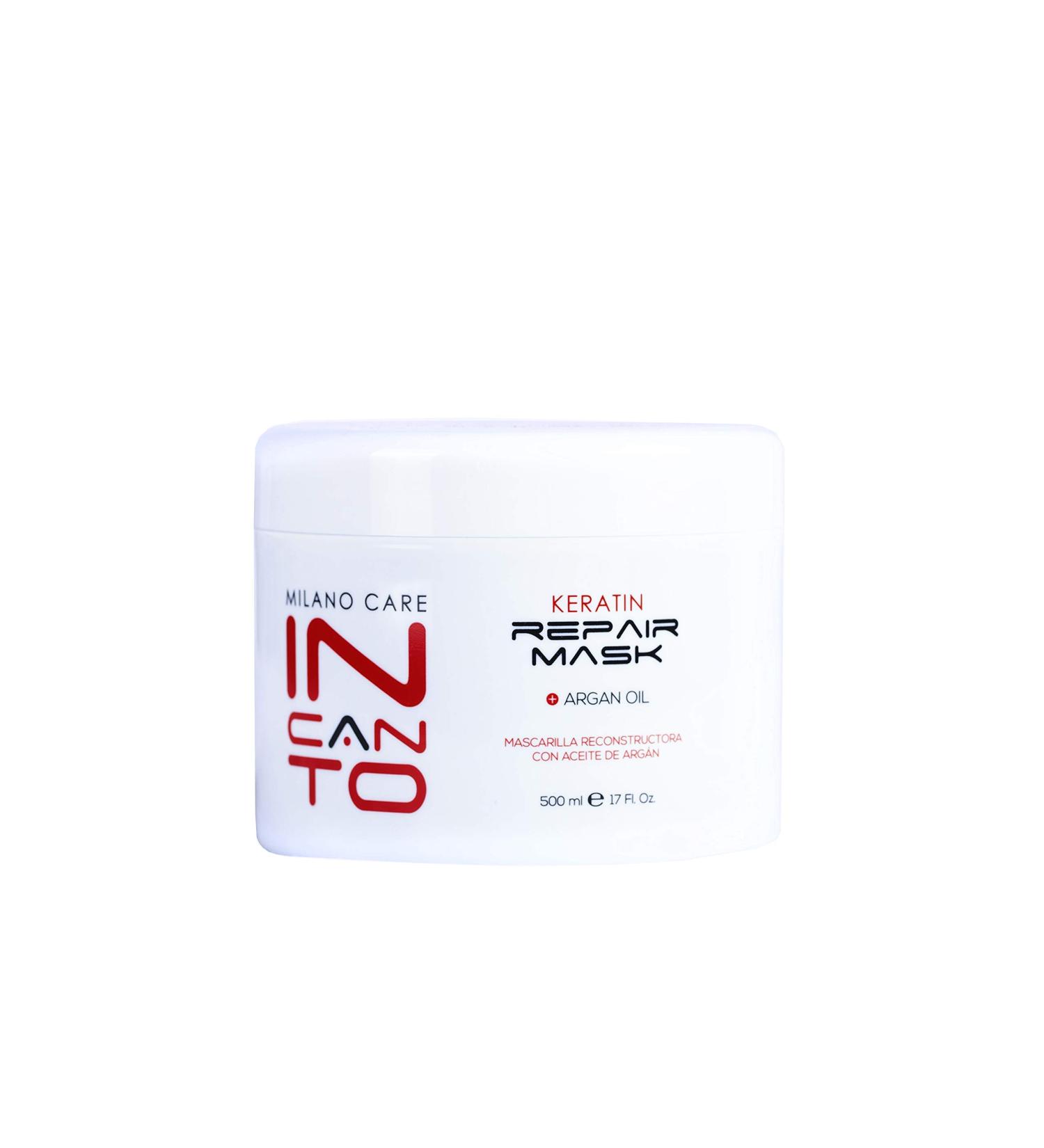 Milano Care Incanto Keratin Repair Mask - Argan Oil Infused Hair Mask for Dry/Damaged Hair - 250ml - Buy Online on GoSupps.com