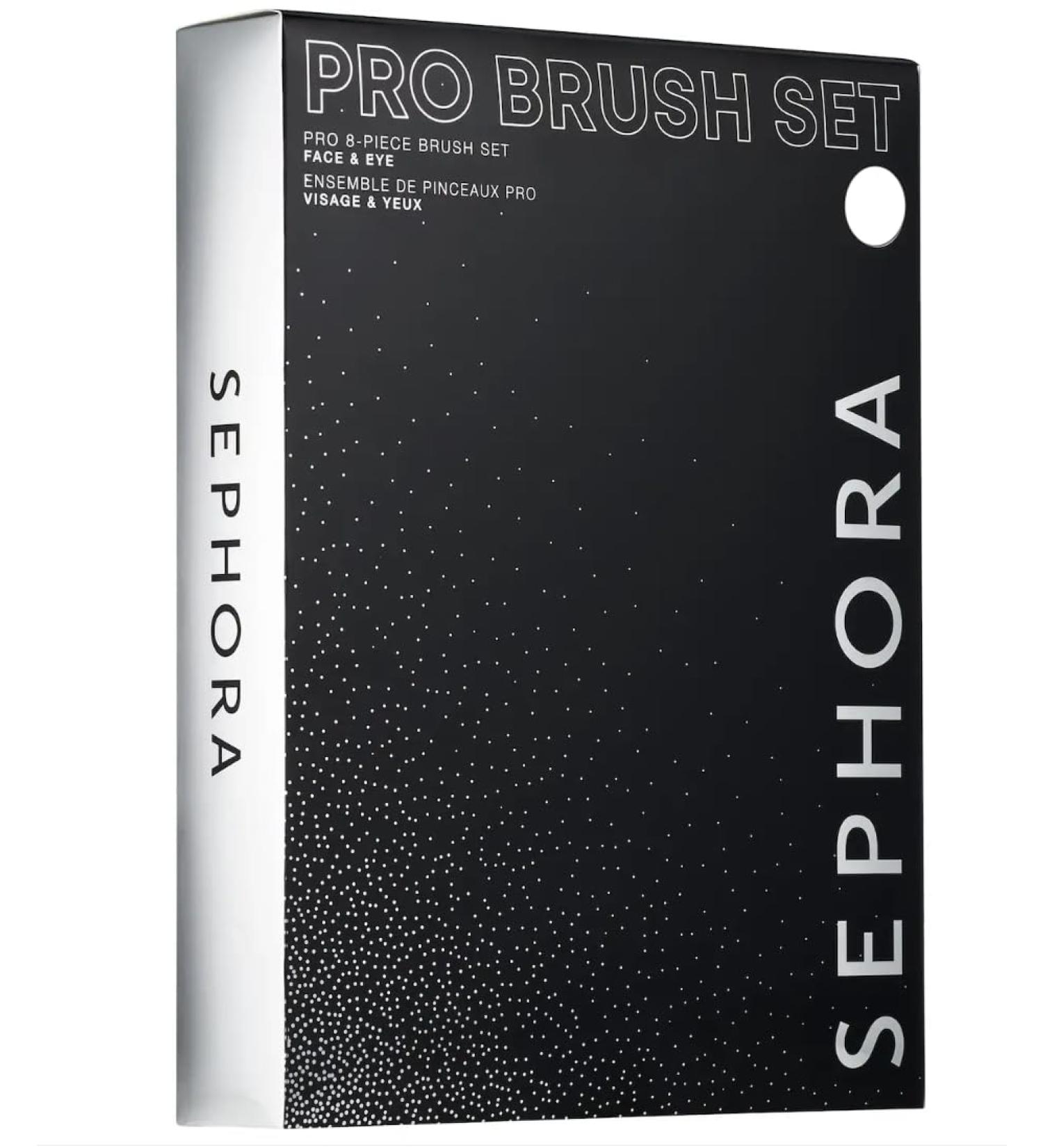SEPHORA COLLECTION PRO 8-Piece Face & Eye Brush Set - Premium Makeup Brushes for Flawless Application | International Shipping Available - Buy Online on GoSupps.com