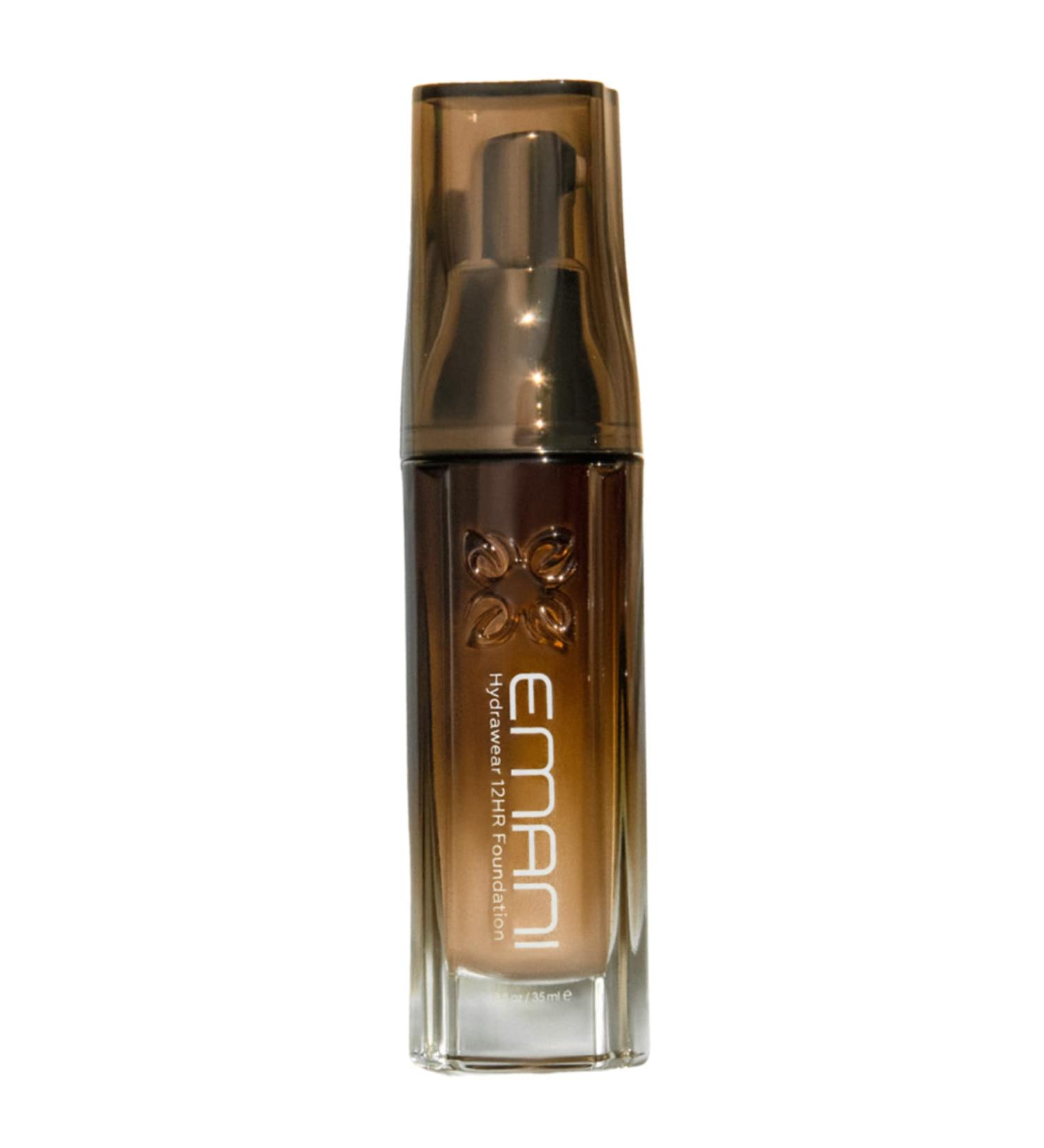 Emani HydraWear PLUS Foundation with Niacinamide 2% Hyaluronic Acid | Full HD Coverage, Acne Safe, Firming and Anti-Aging | Natural Beige (Light) - Buy Online on GoSupps.com