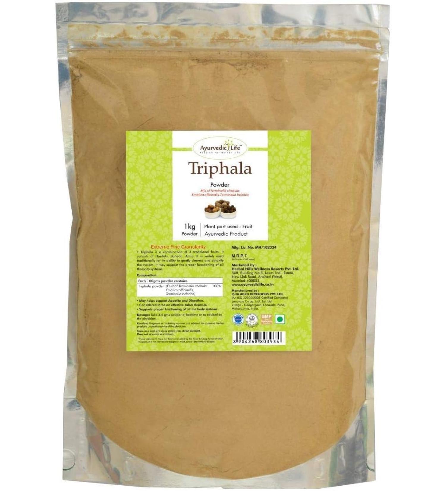 MOSHA MOSHA Triphala Powder 1kg Sage 1000g