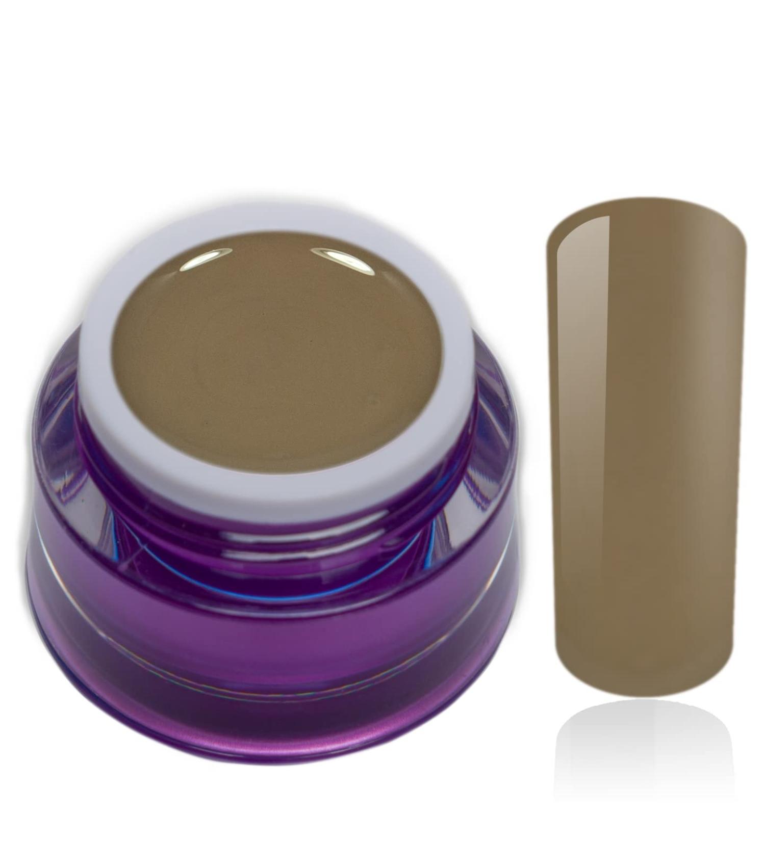Color Gel Mocca Brown Beige - Studio Quality UV LED Nail Gel (5ml) | RM Beautynails | International Shipping Available - Buy Online on GoSupps.com