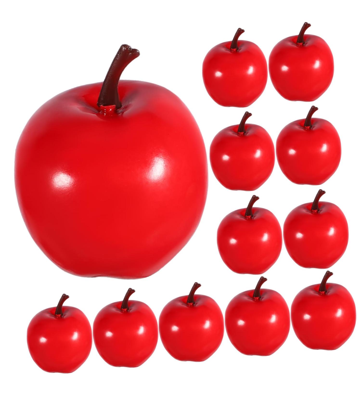 ABOOFAN 60 Pcs Artificial Apple Fruit Model Prop Decoraciones Para Salas De Play Food Apples Model Food Toy Faux Apples Emulated Fruit Model Wedding Decor Accessories Window Foam - Buy Online on GoSupps.com